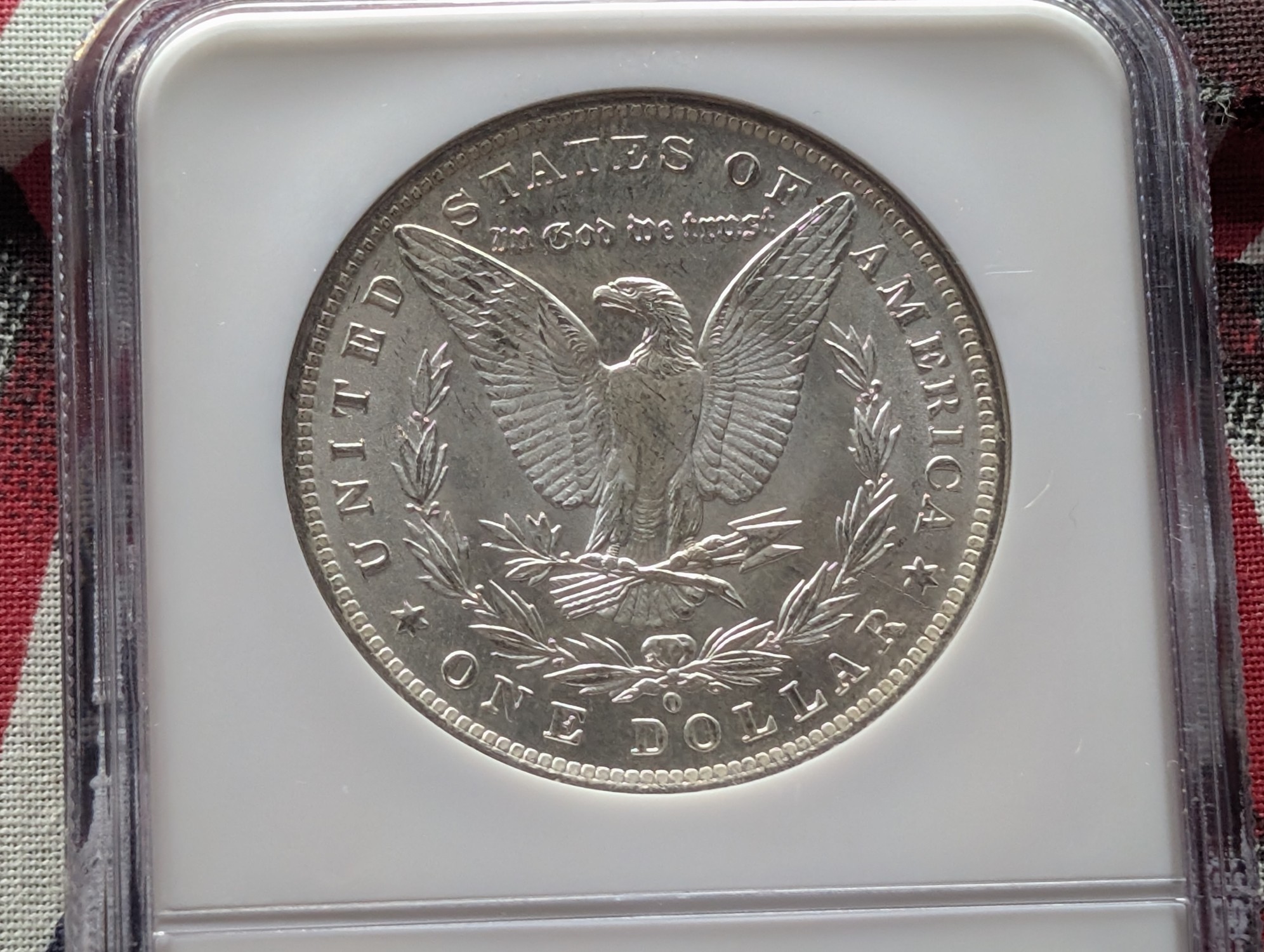 1884-O Morgan 90% Silver Dollar NGC MS63