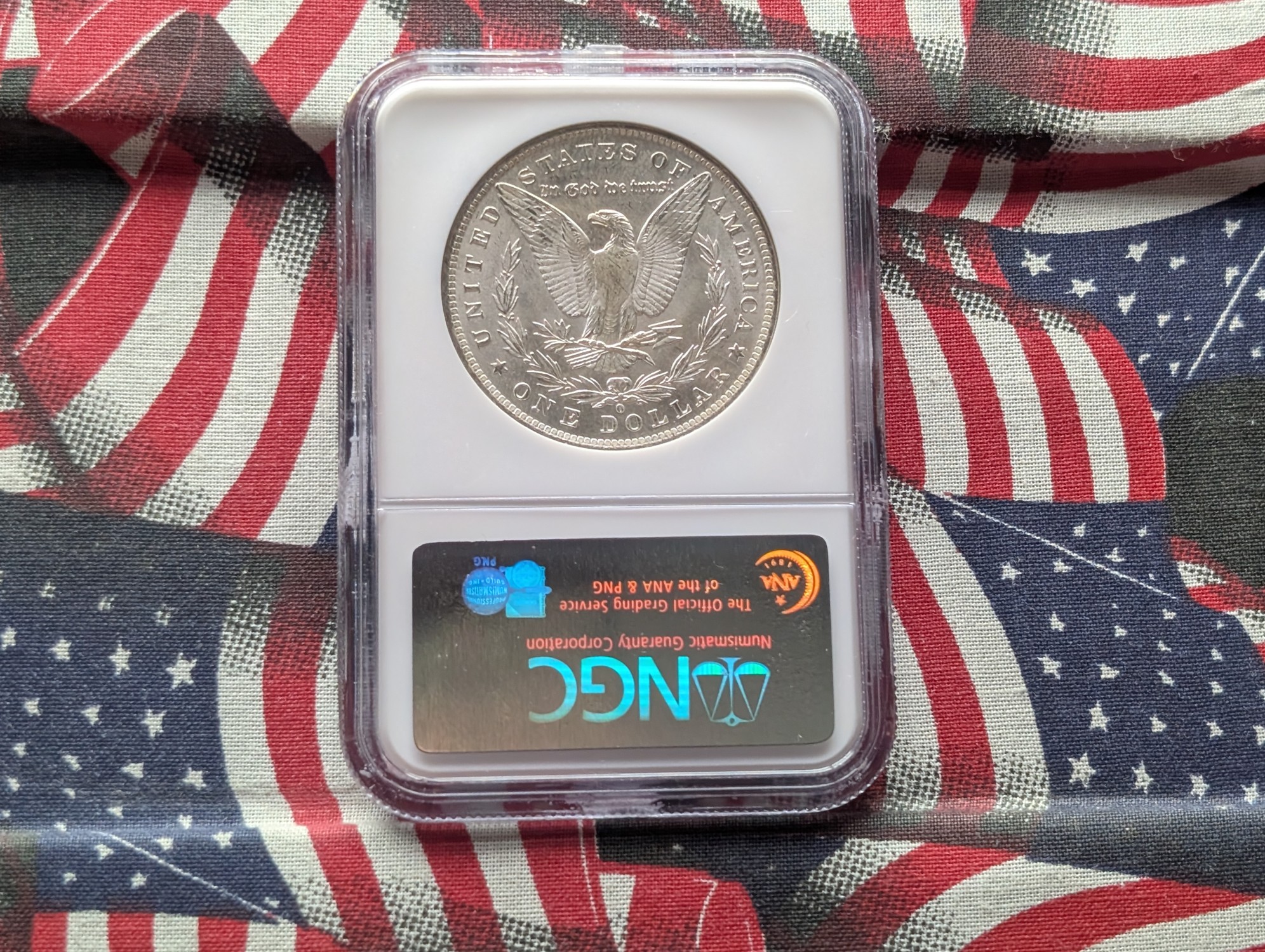 1884-O Morgan 90% Silver Dollar NGC MS63