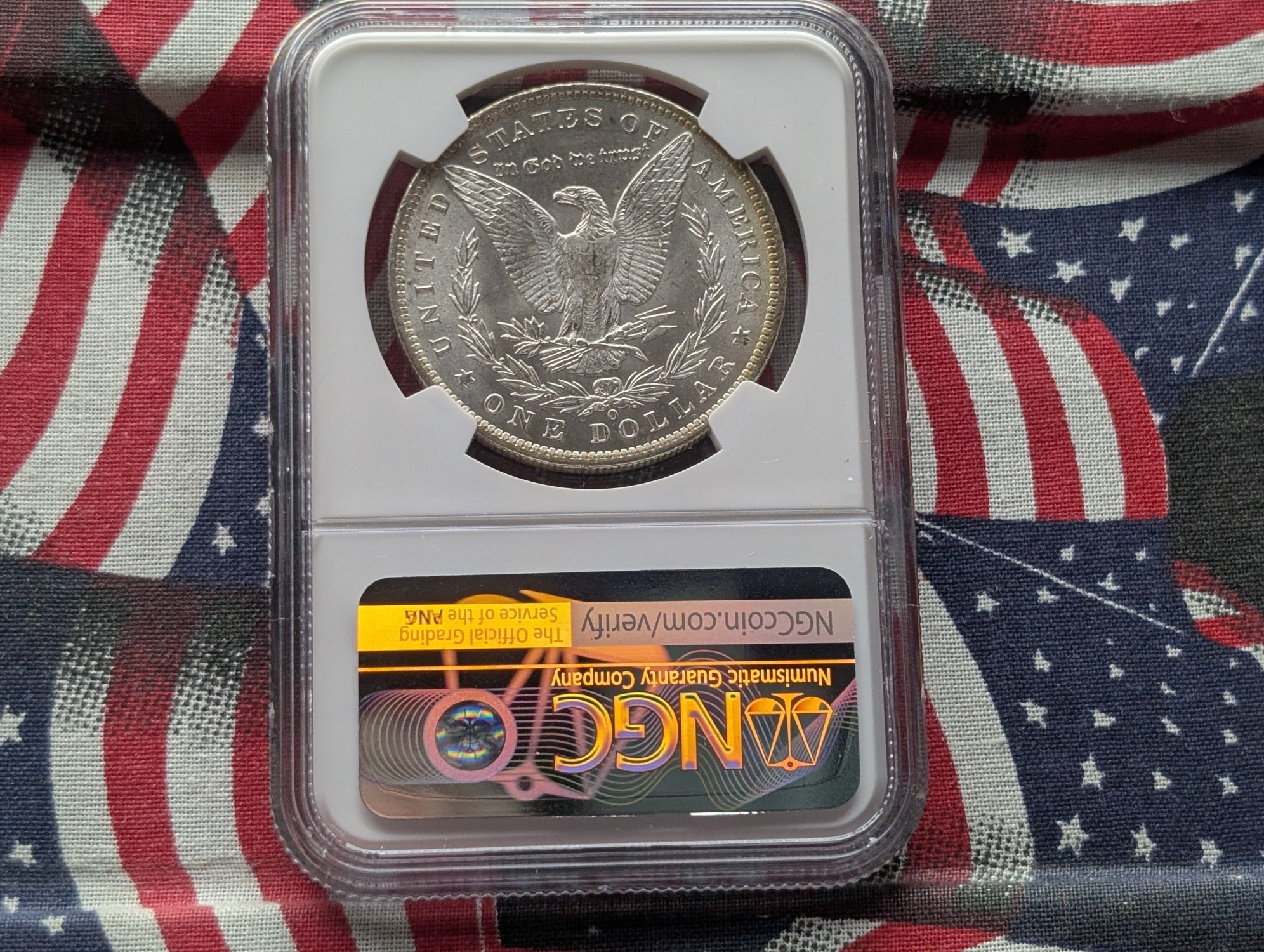1885-O Morgan 90% Silver Dollar NGC MS64