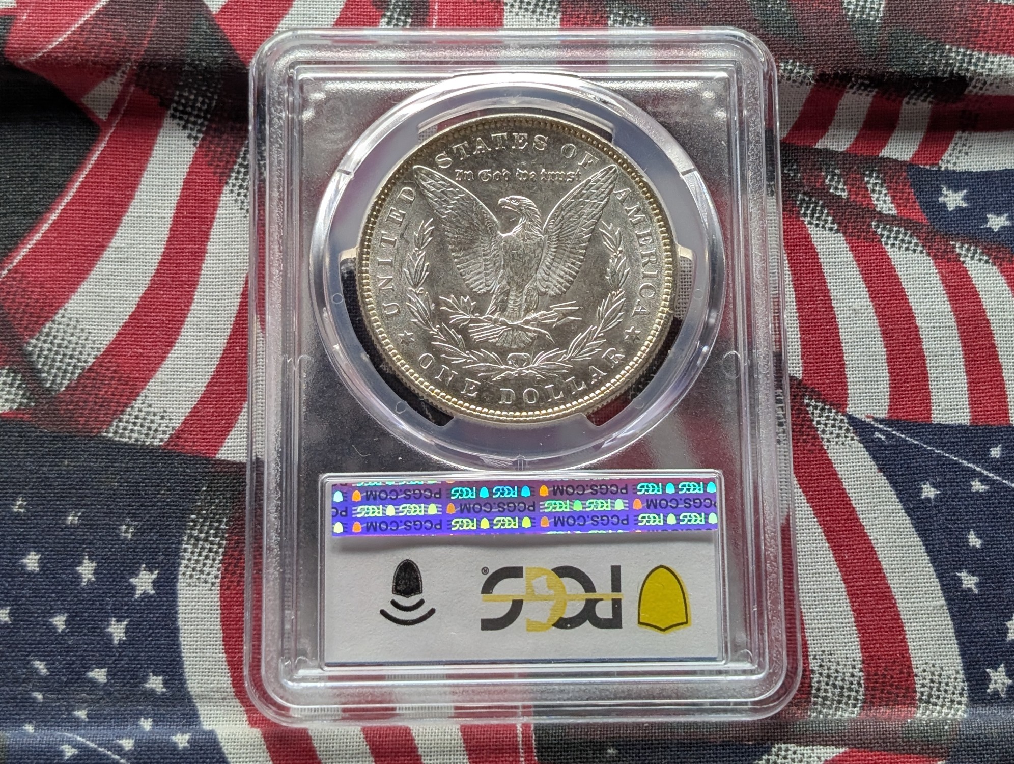 1887 Morgan 90% Silver Dollar PCGS MS63