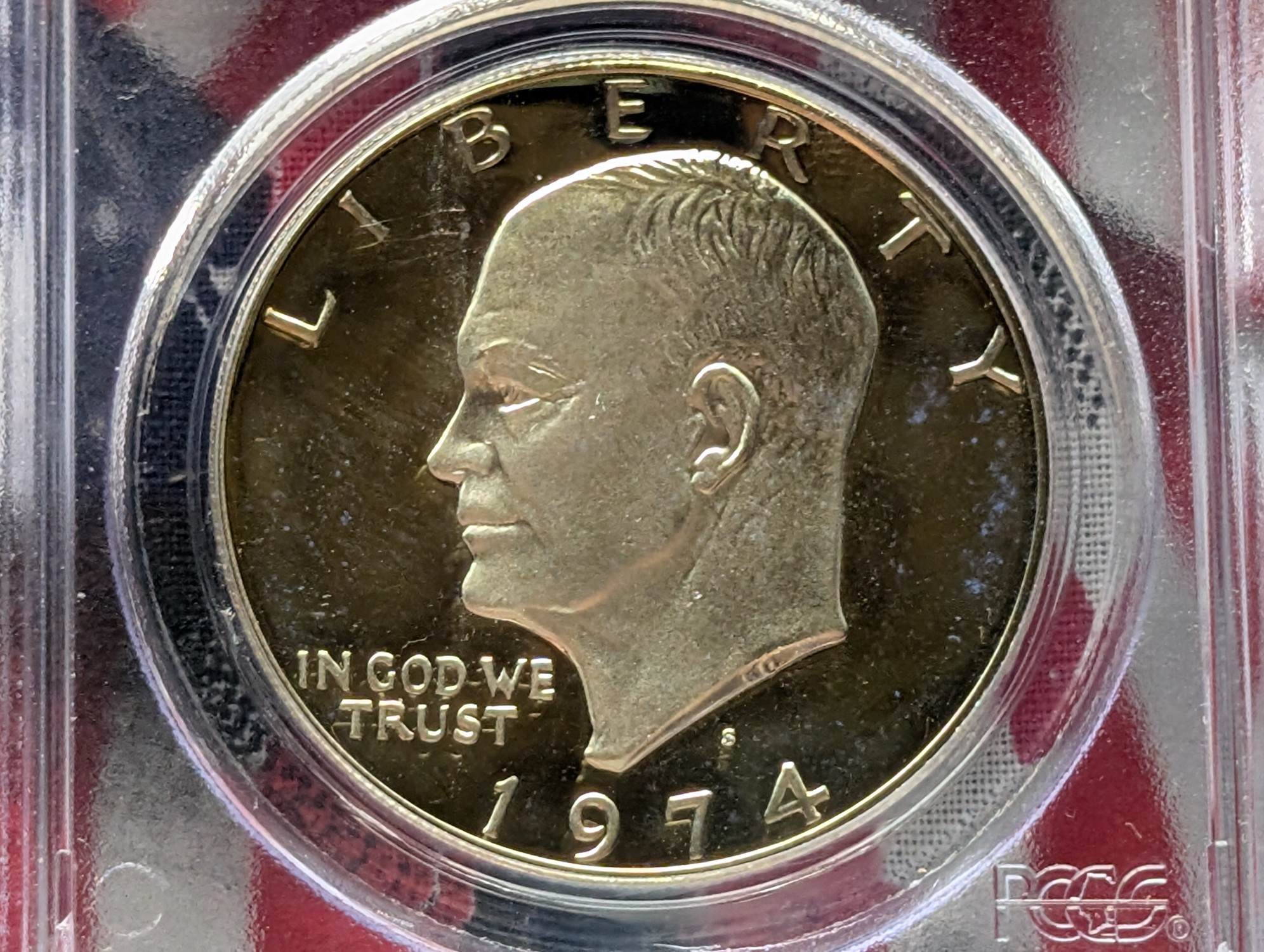 1974-S Eisenhower 40% Silver Dollar PCGS PR69 DCAM