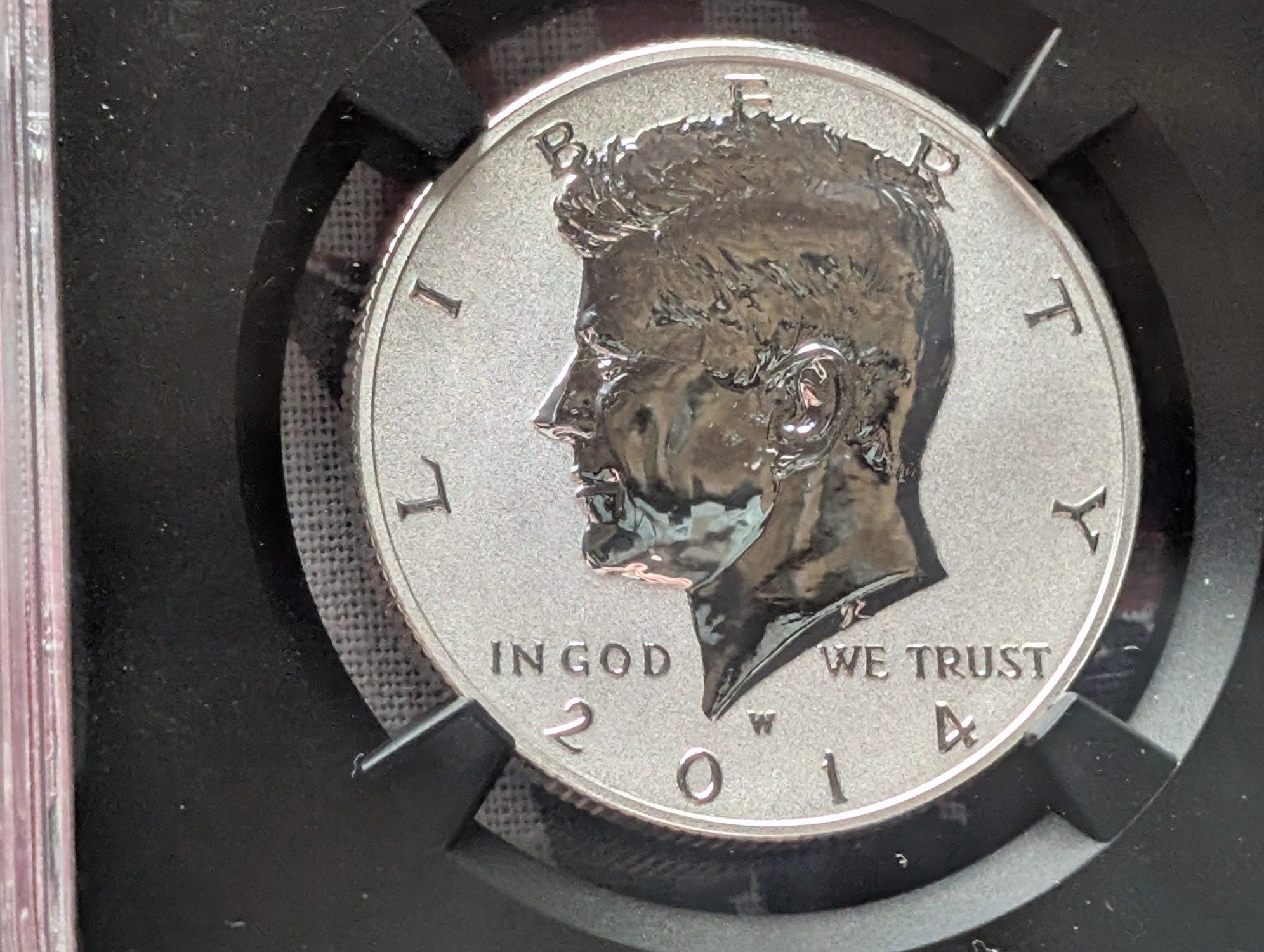 2014-W Kennedy 50th Anniversary Silver Half Dollar NGC PF70 Reverse Proof - High Relief - Early Release