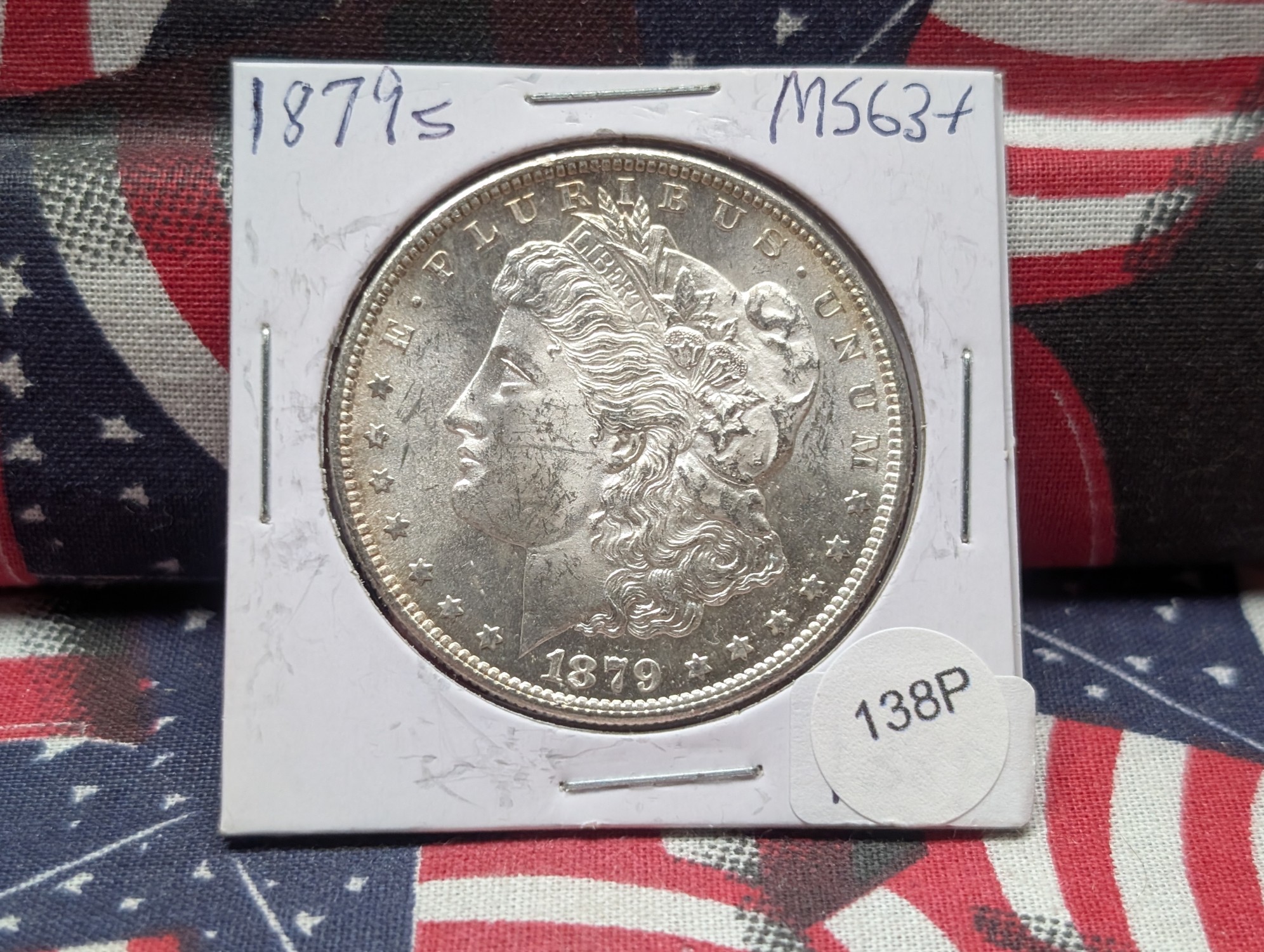 1879-S Morgan 90% Silver Dollar - MS+, High Value