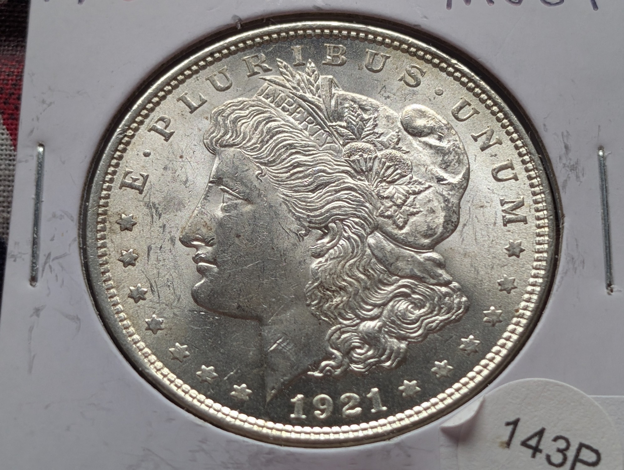1921 Morgan 90% Silver Dollar - MS