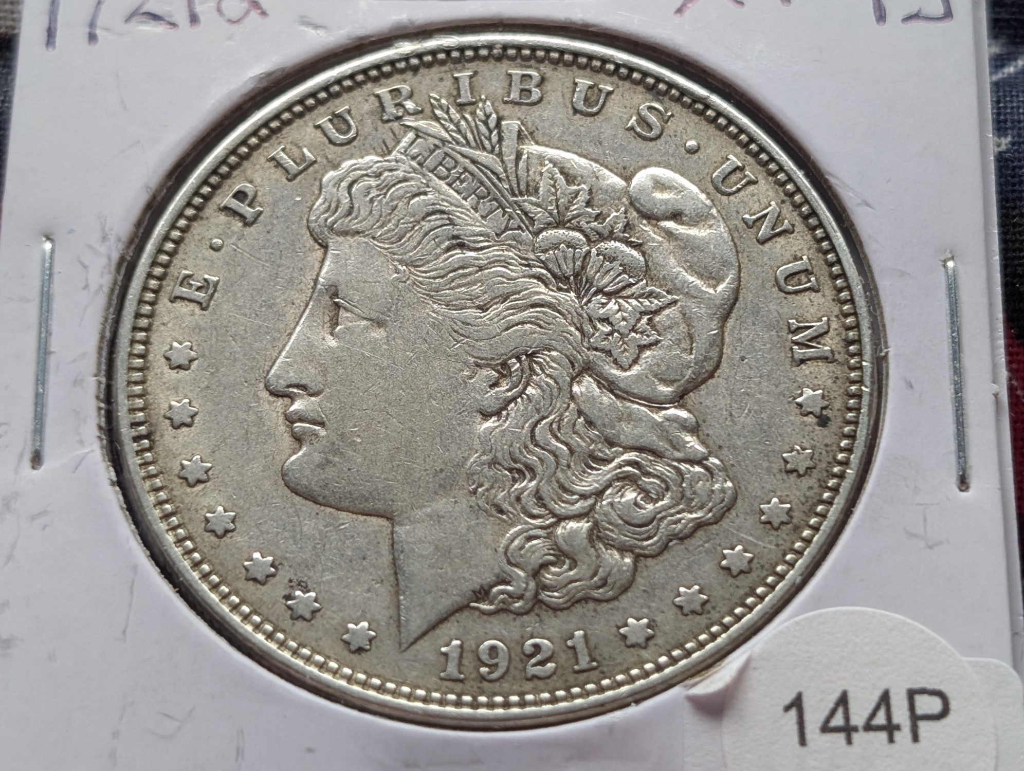 1921-D Morgan 90% Silver Dollar - XF