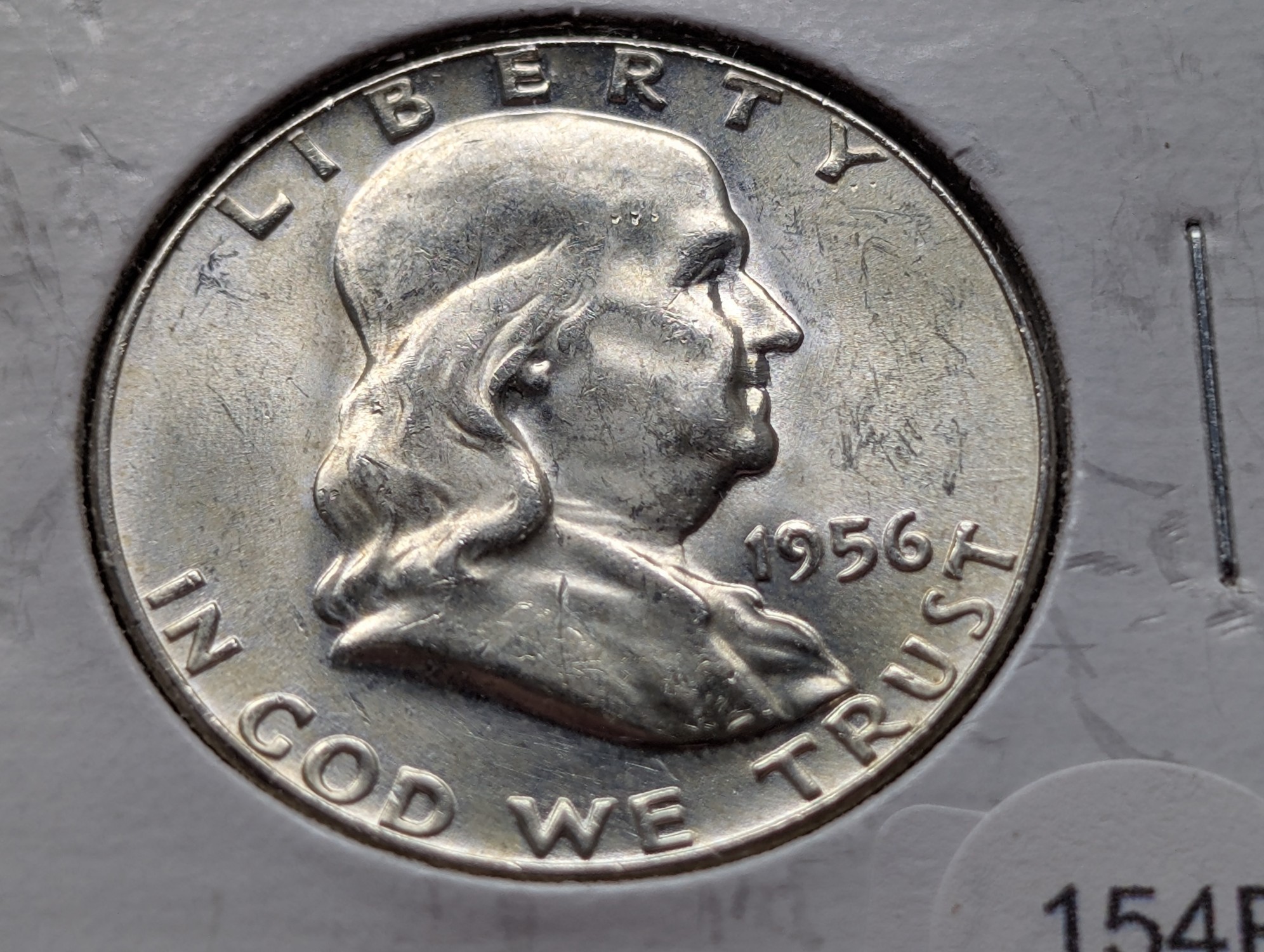 1956 Franklin 90% Silver Half Dollar - MS