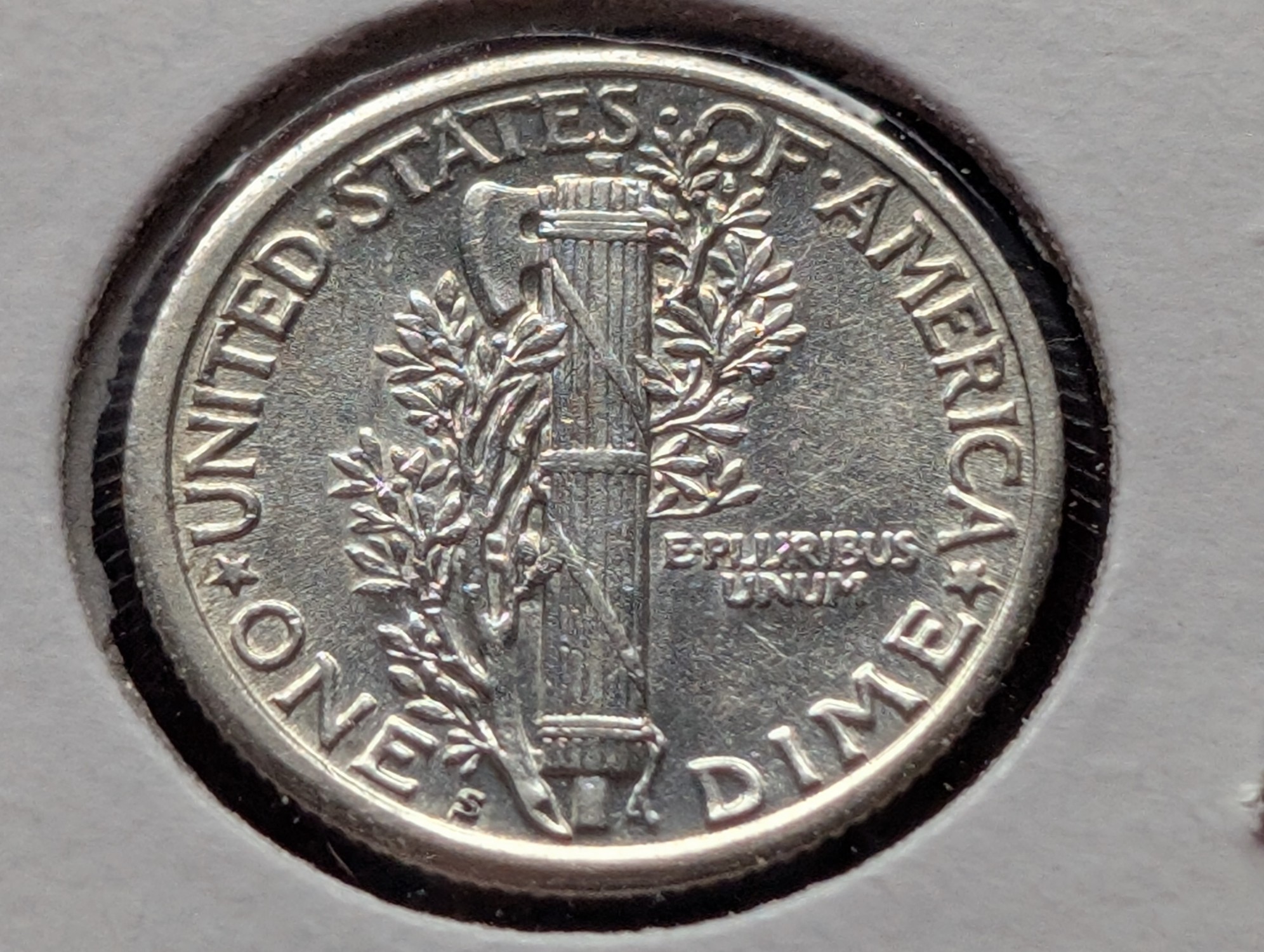 1920-S Mercury 90% Silver Dime - MS
