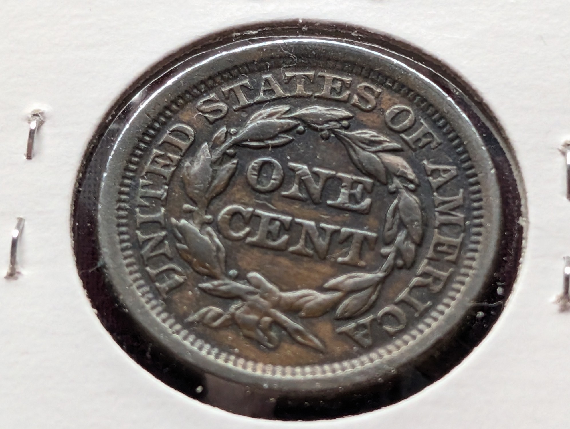 1853 Braided Hair Large Cent - VF