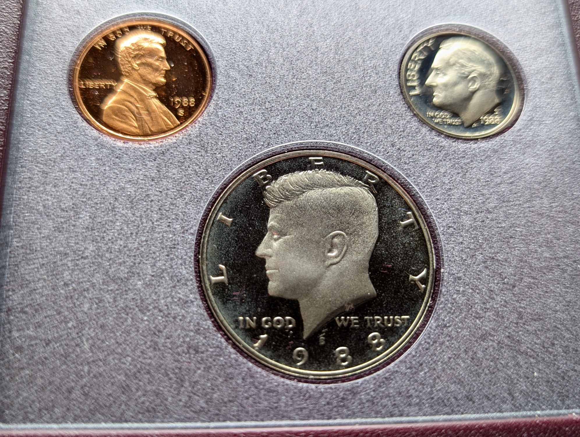 1988-S US Mint Prestige Proof Set - Includes 90% Silver Olympic Commemorative Dollar - In OGP w/ COA