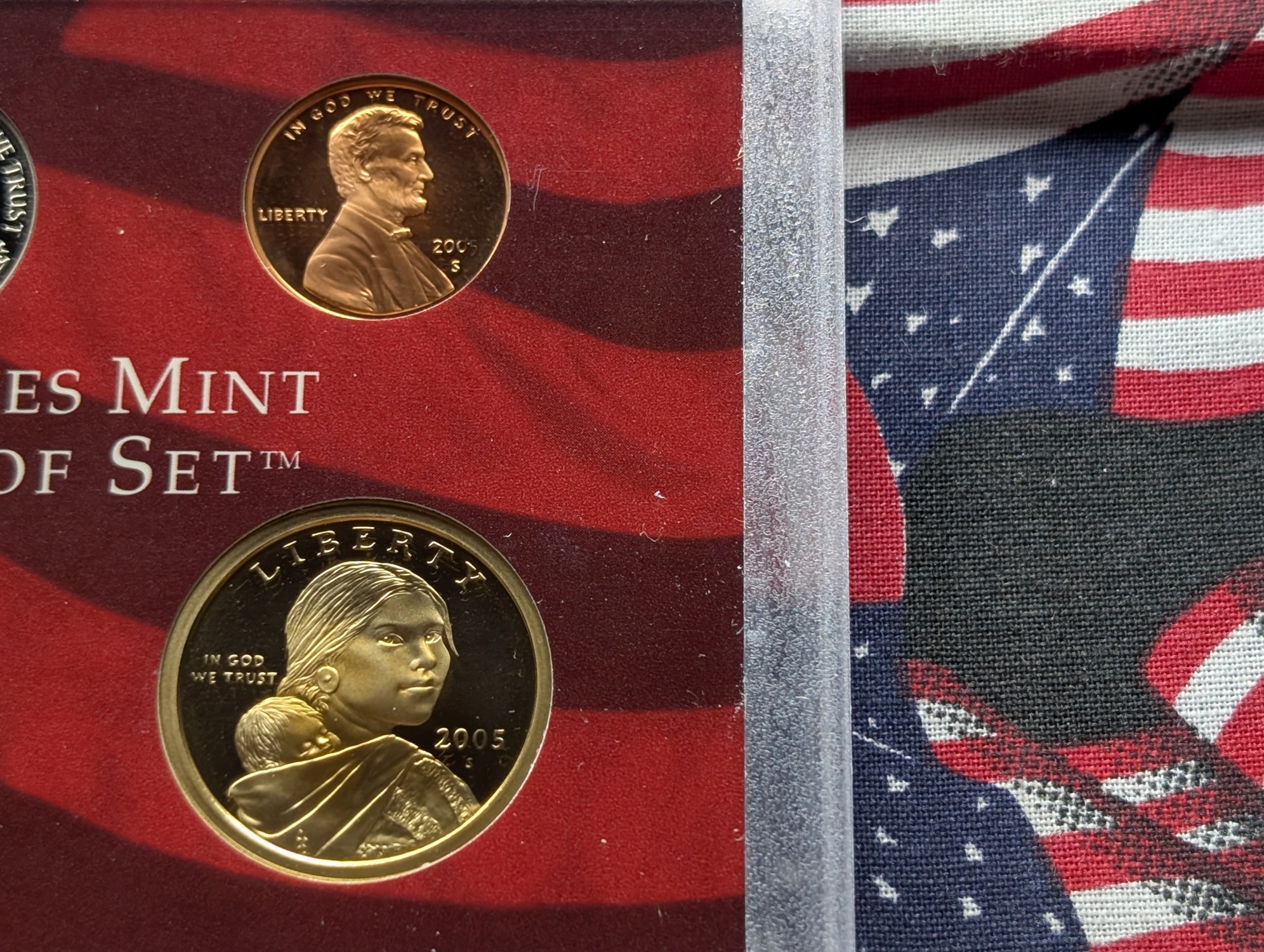 2005-S U.S. Mint Silver Proof Set with State Quarters In OGP W/ COA - Includes (7) 90% Silver Coins