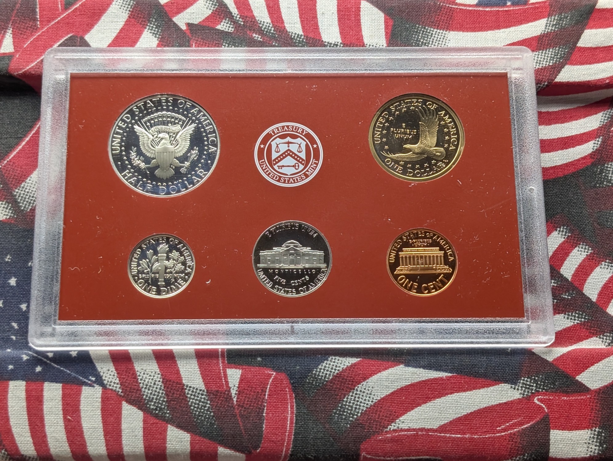 2006-S U.S. Mint Silver Proof Set with State Quarters In OGP W/ COA - Includes (7) 90% Silver Coins