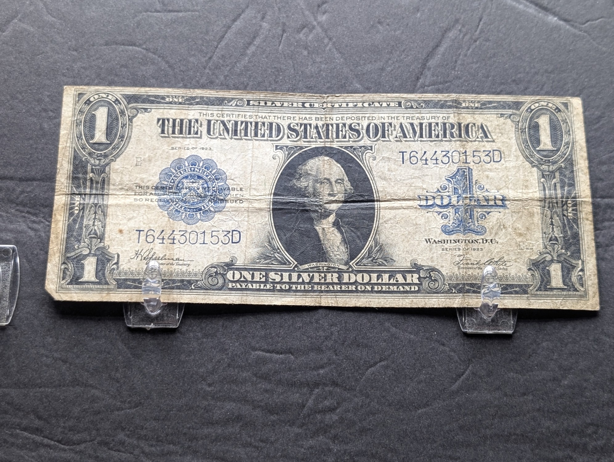 1923 Series $1 Horse Blanket Silver Certificate