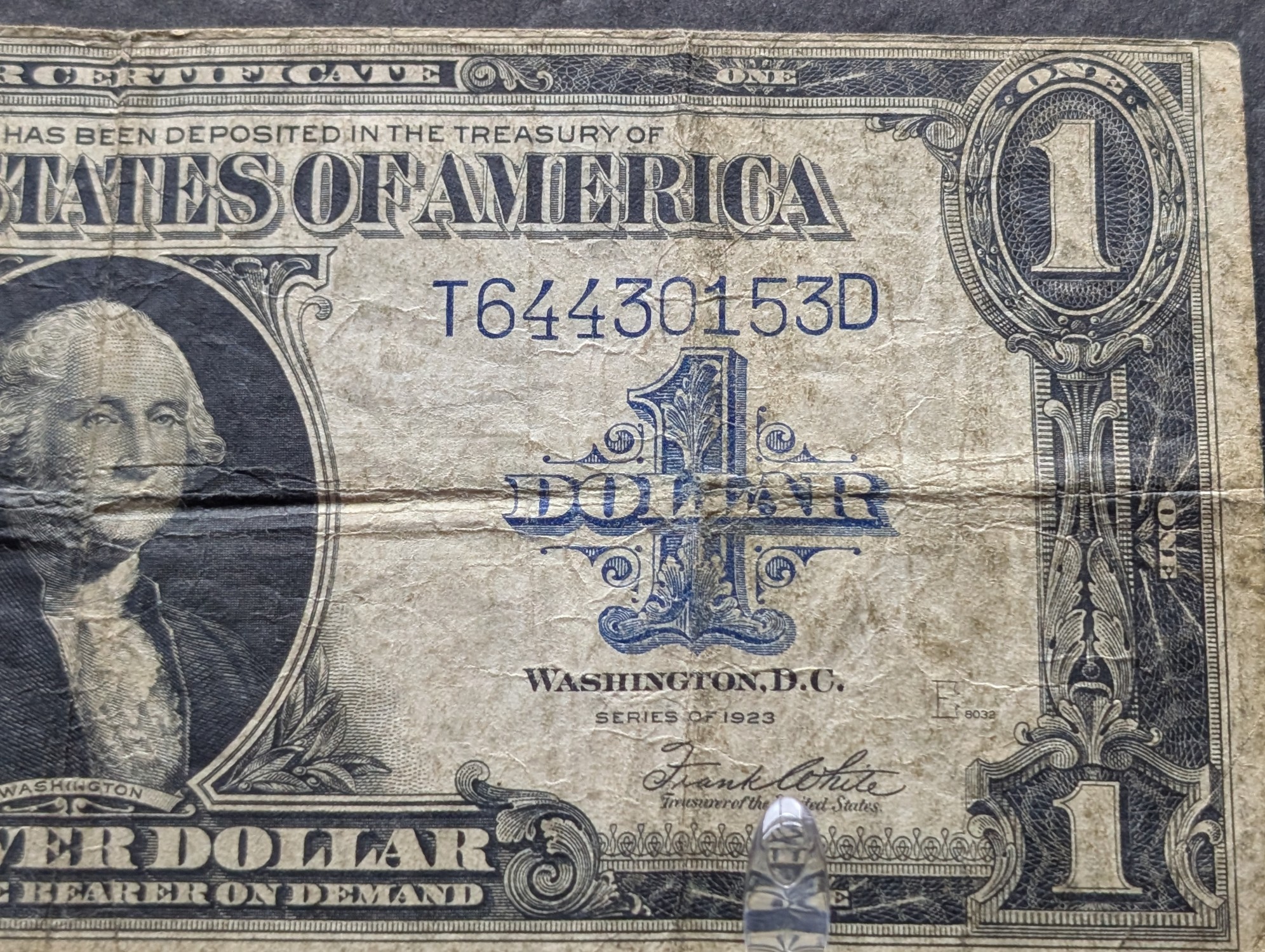 1923 Series $1 Horse Blanket Silver Certificate
