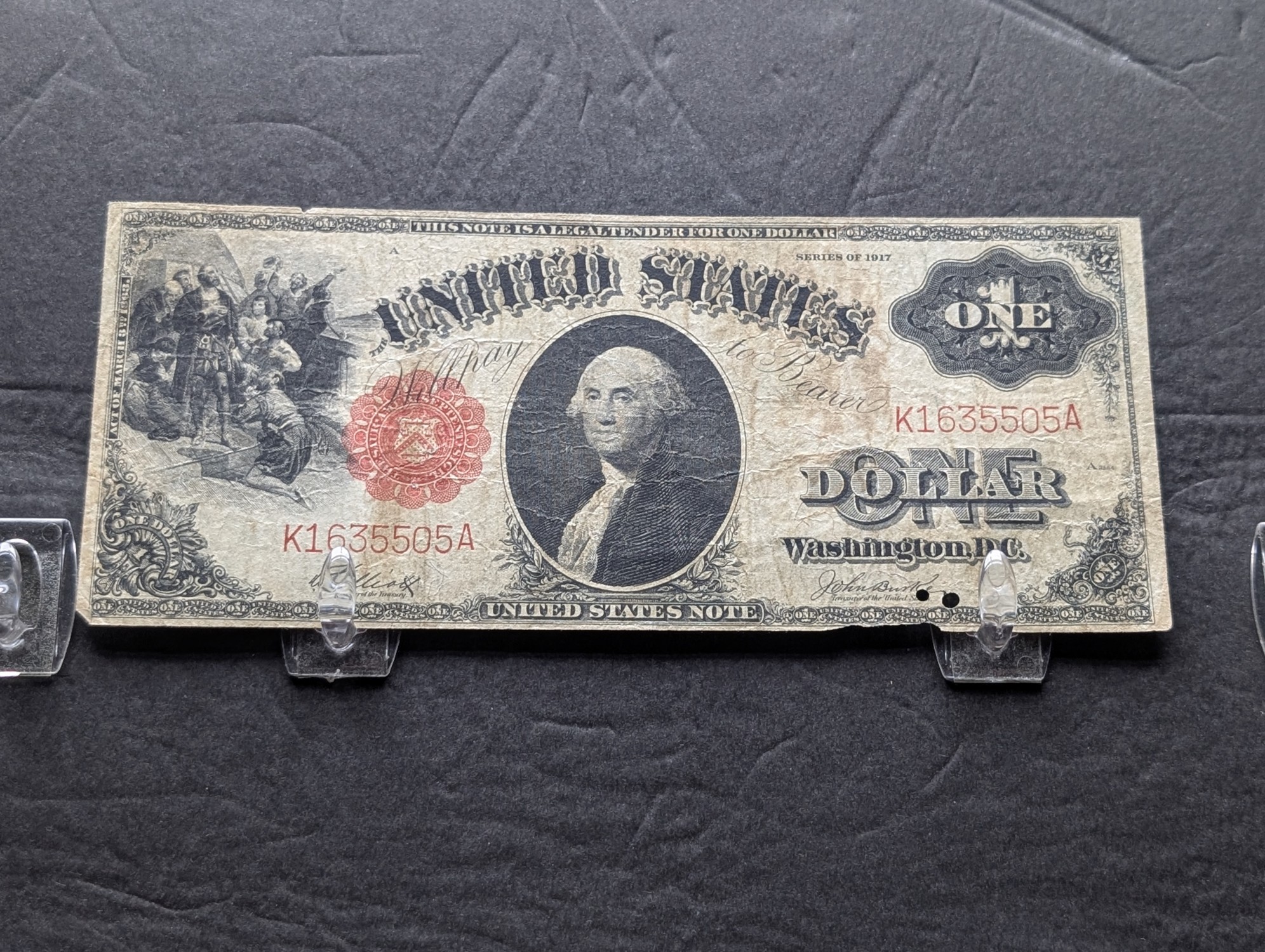 1917 Series $1 United States Red Seal Note