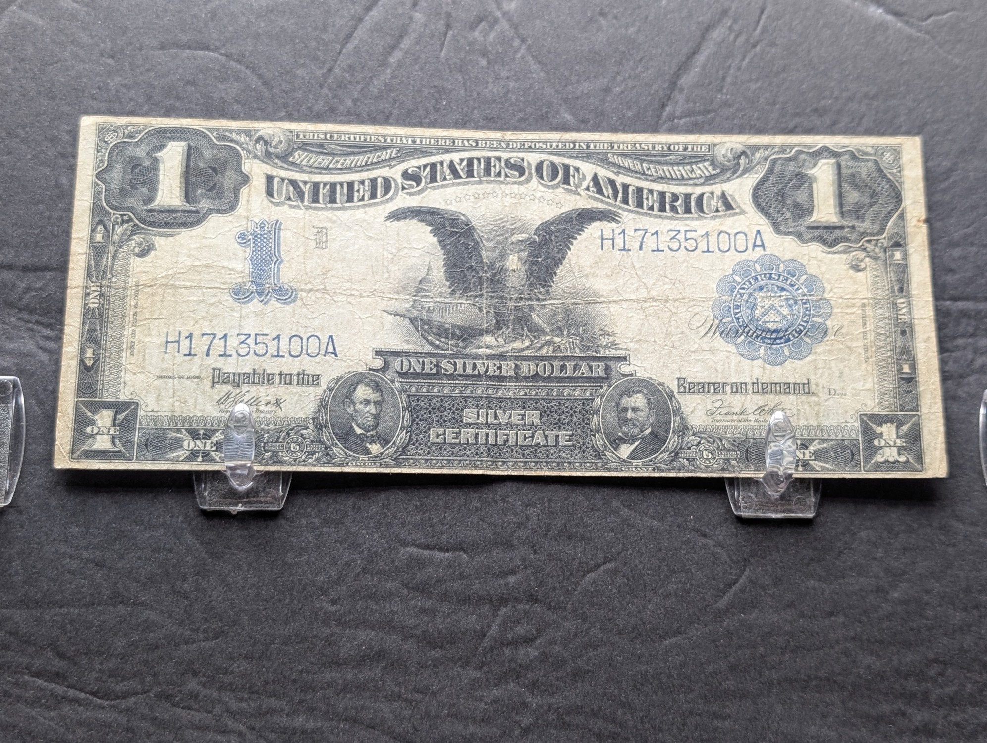 1899 Series United States $1 Black Eagle Silver Certificate