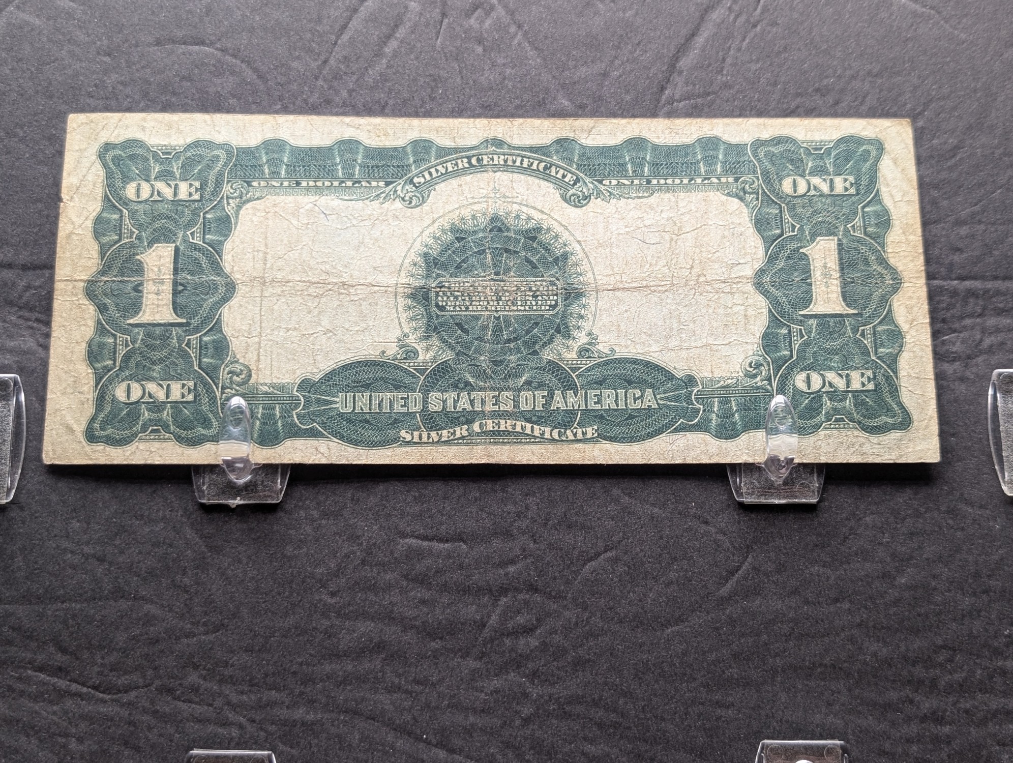 1899 Series United States $1 Black Eagle Silver Certificate
