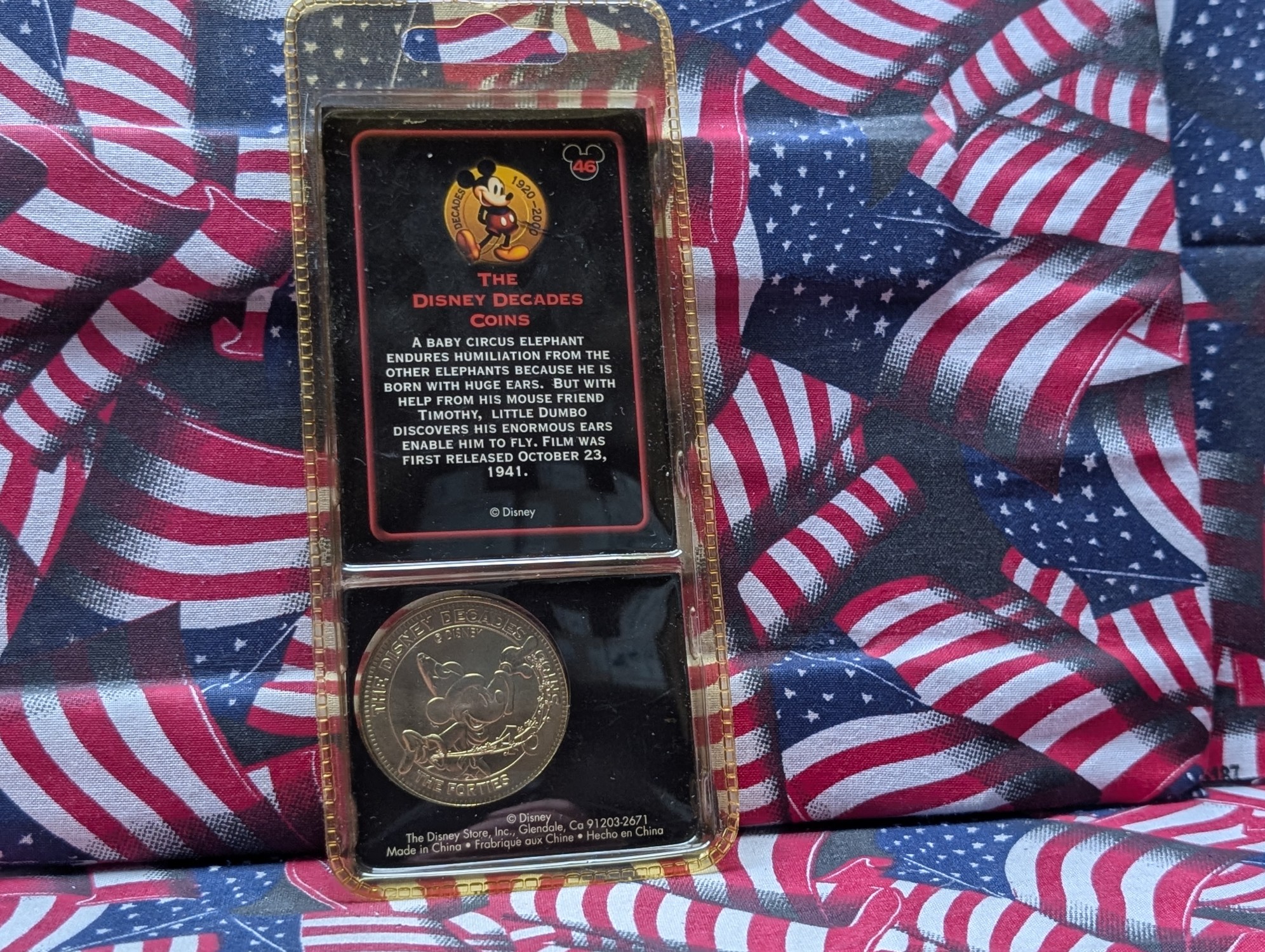 Disney's, DUMBO, 1941-Hard to Find, Brand new in Plastic Case