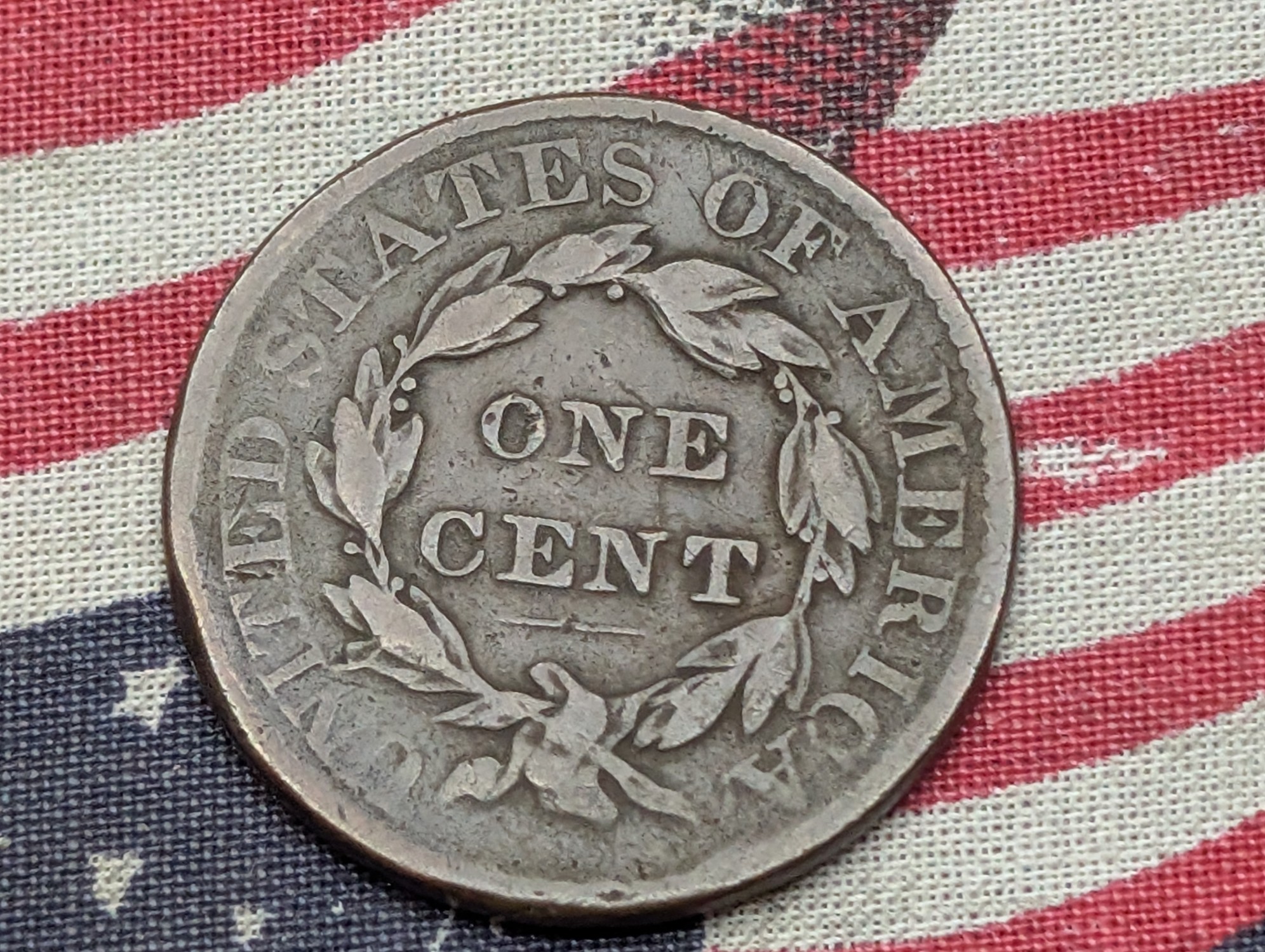 1830 US Coronet Head Large Cent, 196 Years Old!