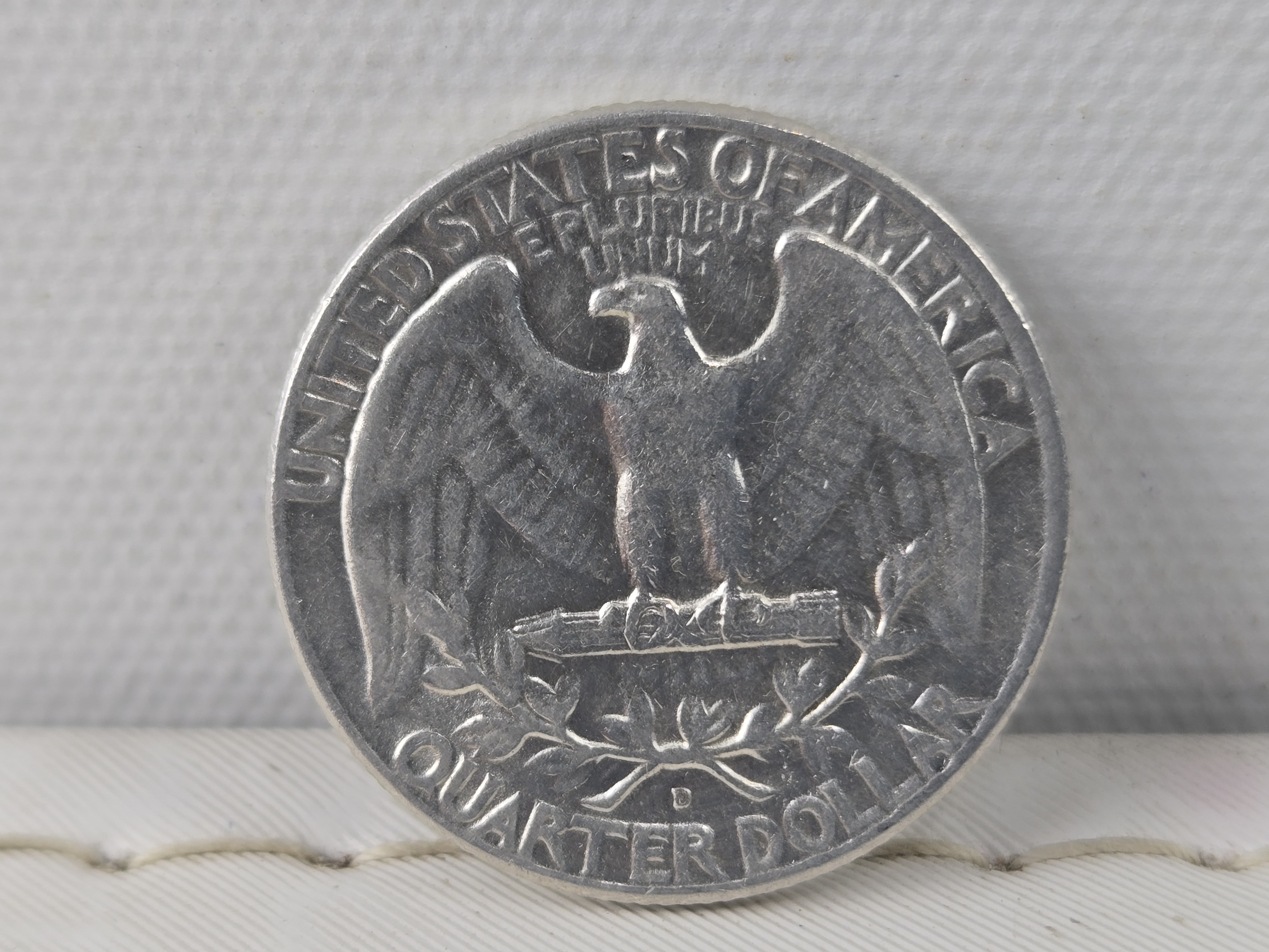 1962-D Washington Quarter, 90% Silver, 64 Years old