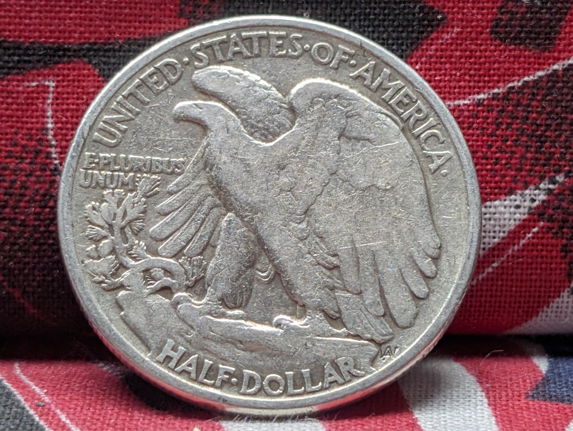 1942 Walking Liberty Half Dollar, (WWII ERA) 90% Silver, 84 Years old