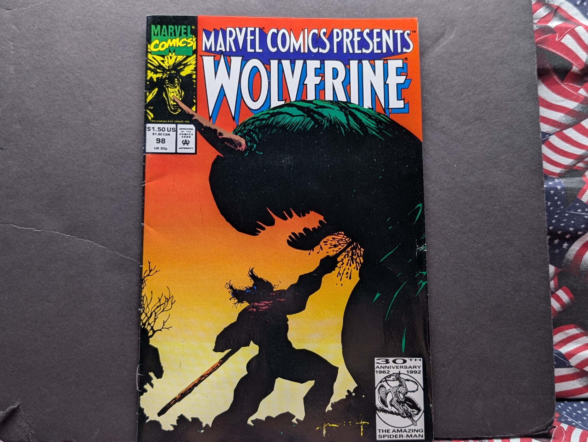 1992 Marvel Comics Wolverine #98