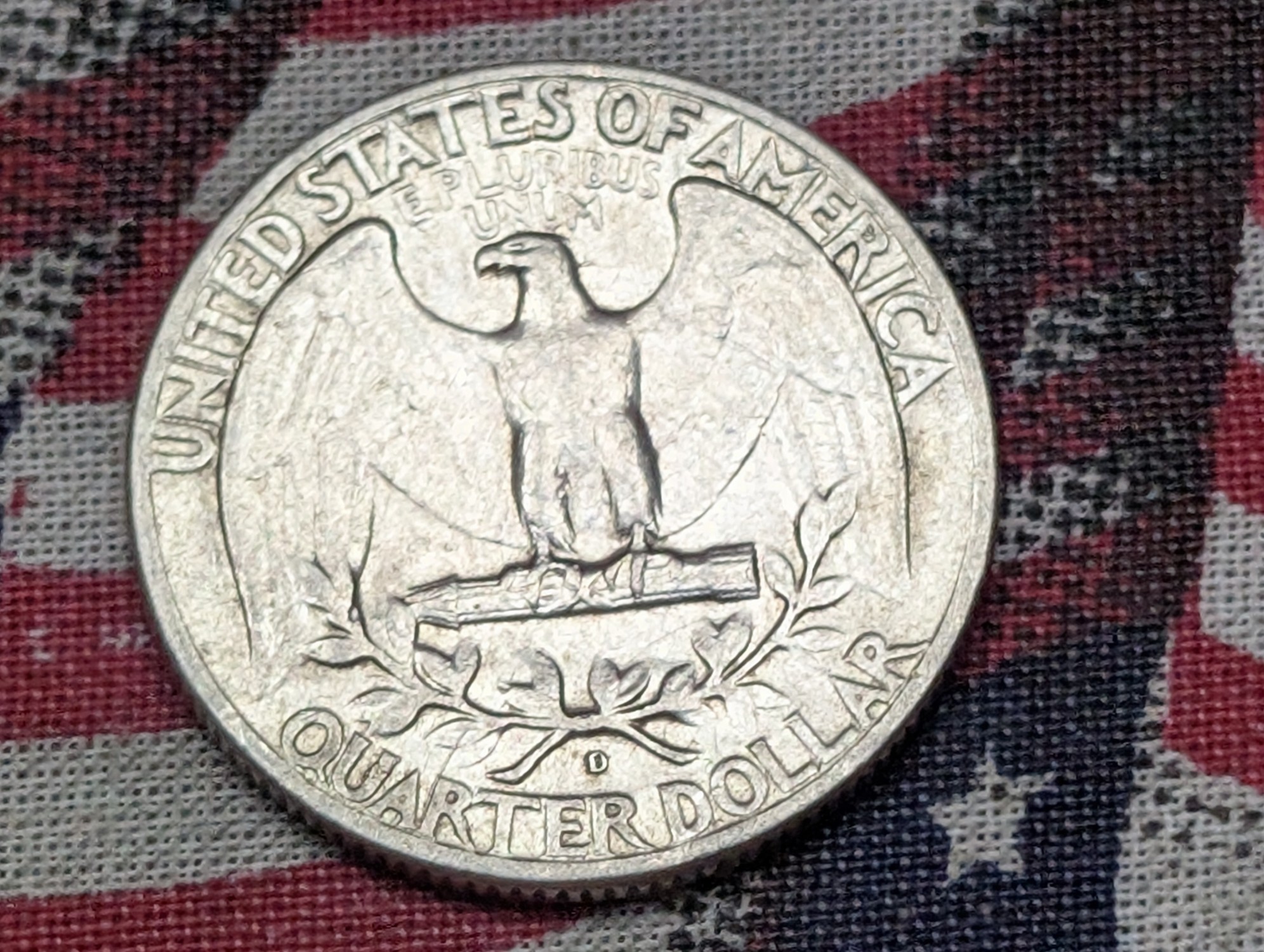 1964-D Washington Quarter, 90% Silver, 62 Years old