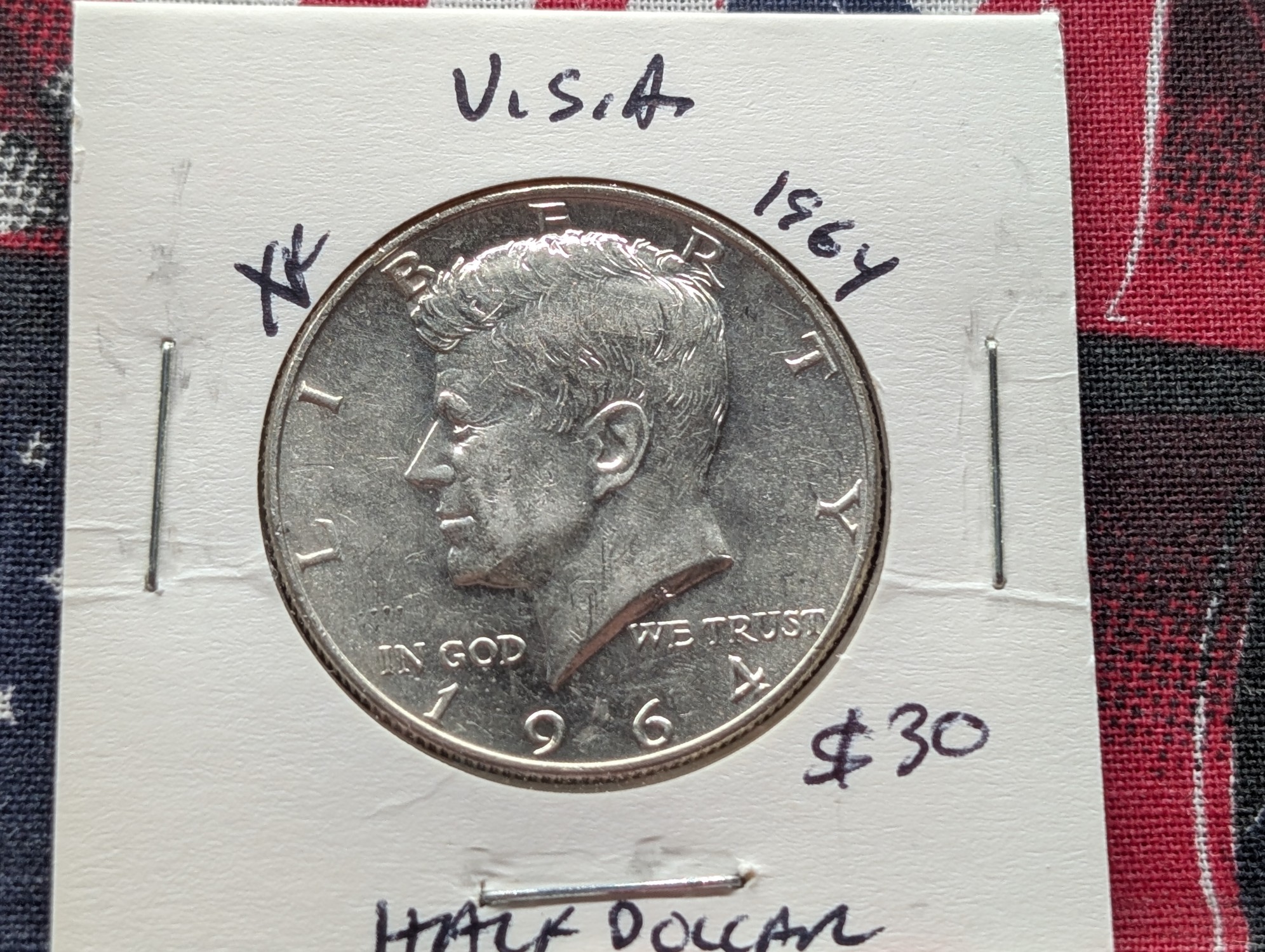 1964-D Kennedy 90% Silver Half Dollar