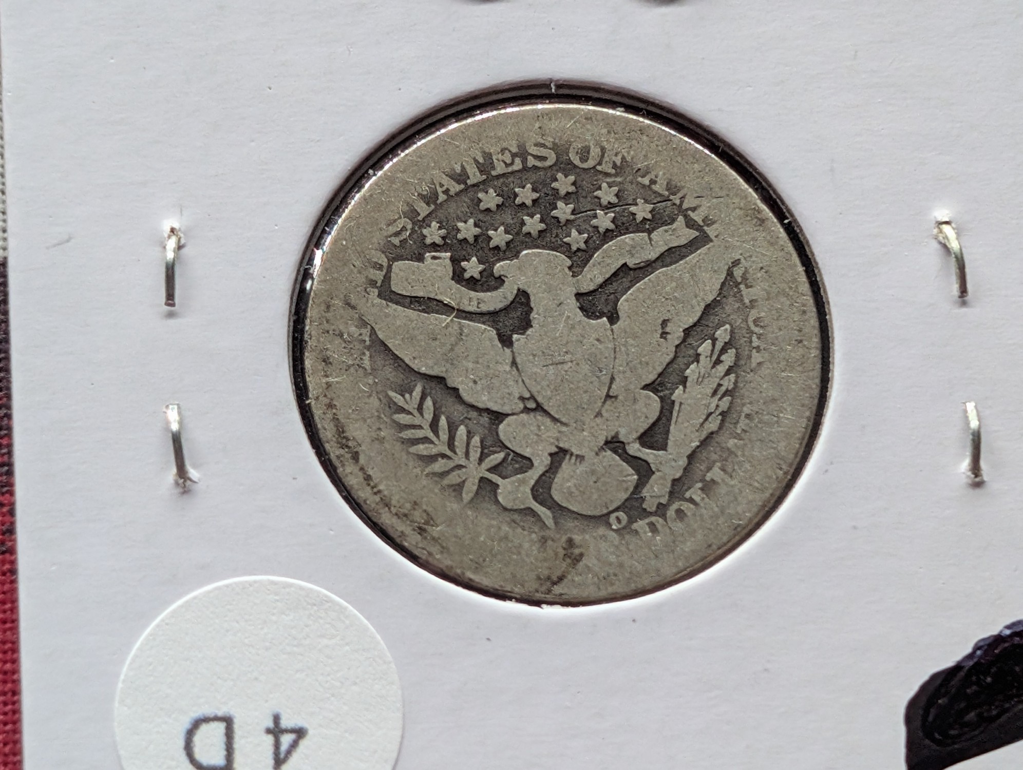 1899-O Barber 90% Silver Quarter