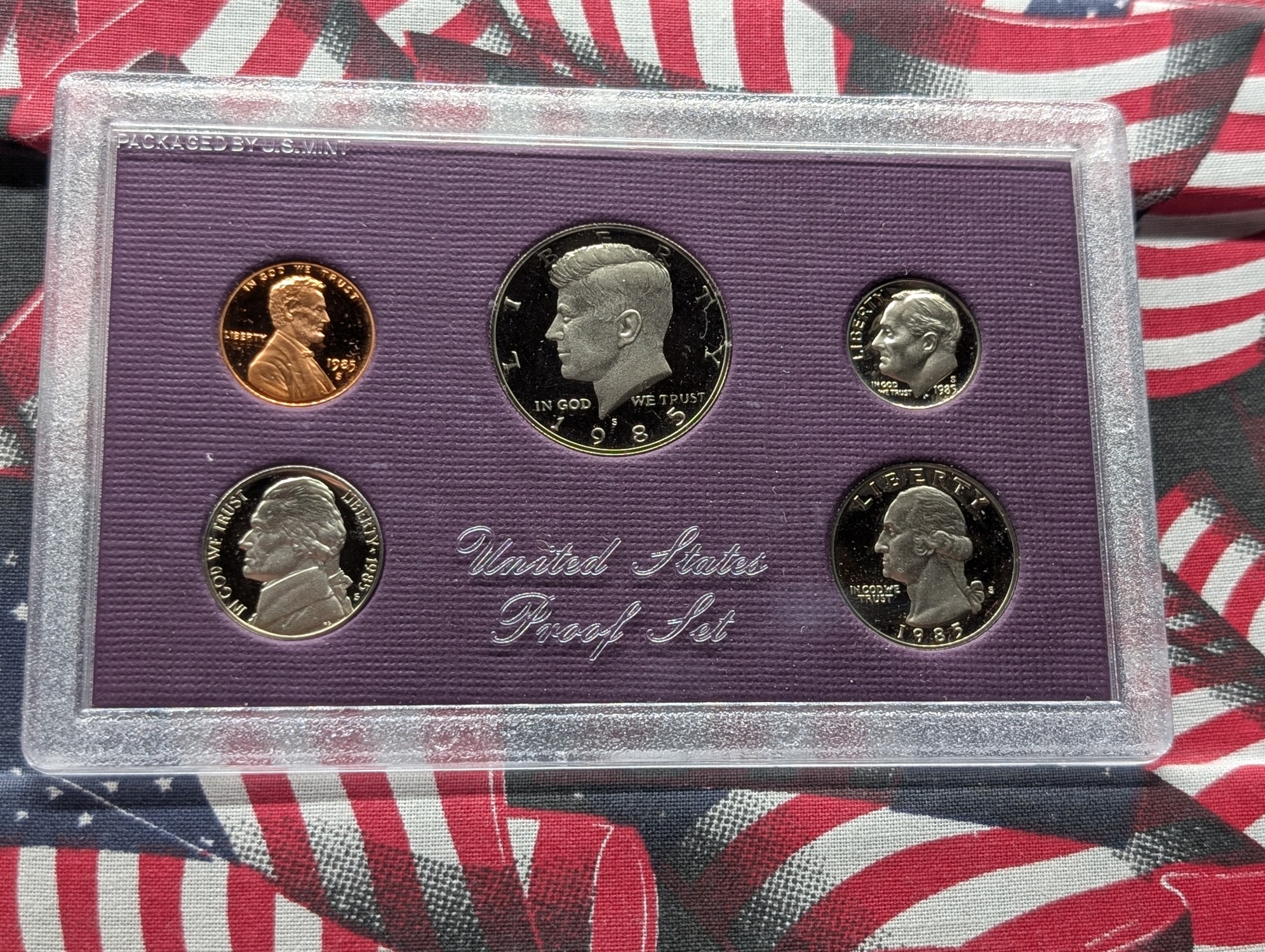 1985-S & 1986-S U.S. Mint Proof Sets in OGP