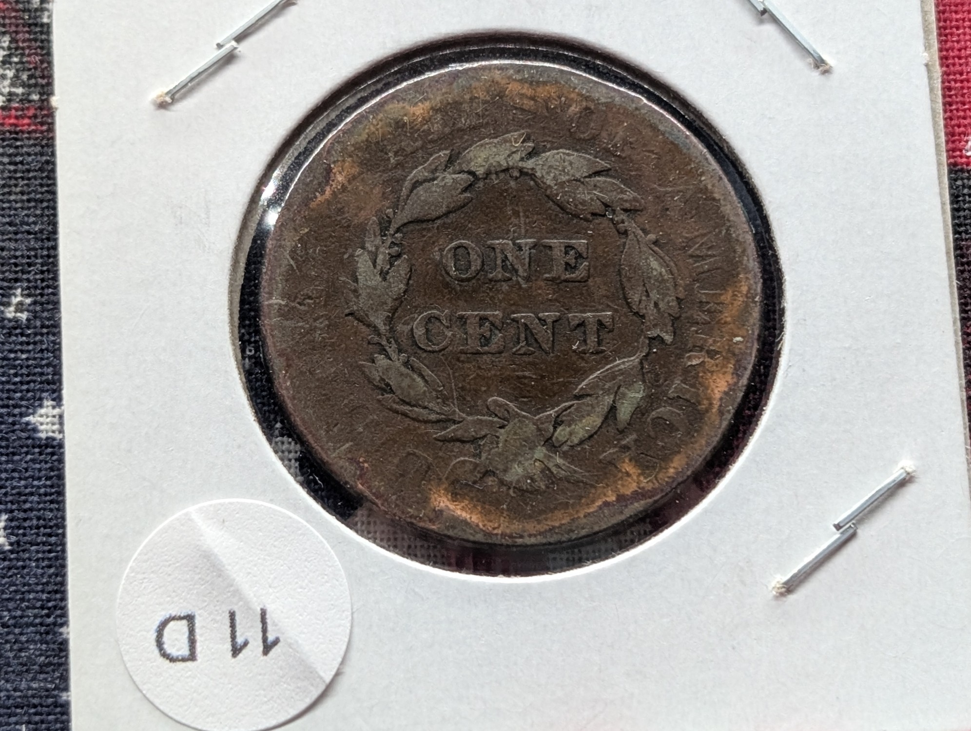 1837 Matron Liberty Head Large Cent - 189 Years Old!