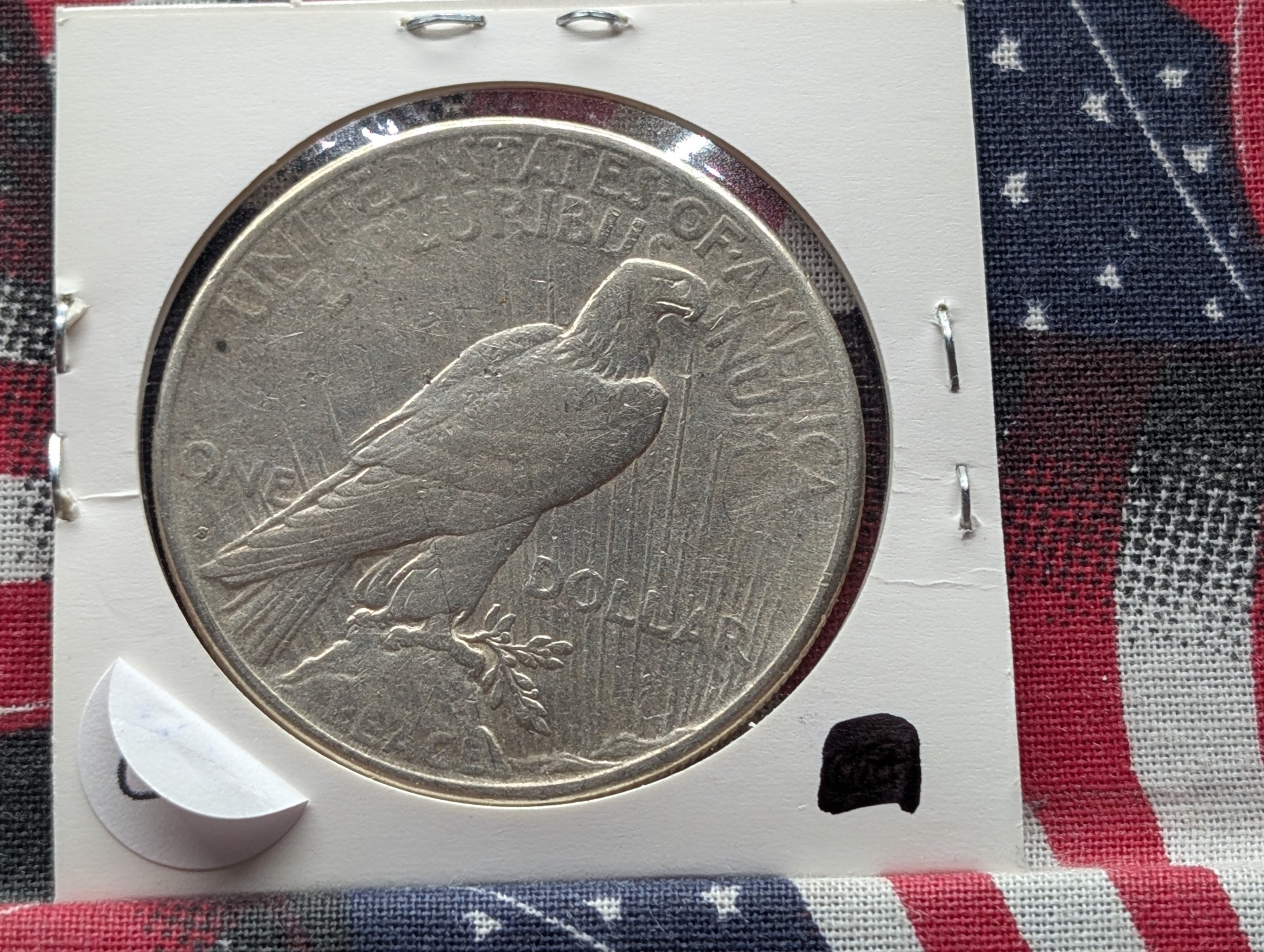 1923-S Peace 90% Silver Dollar