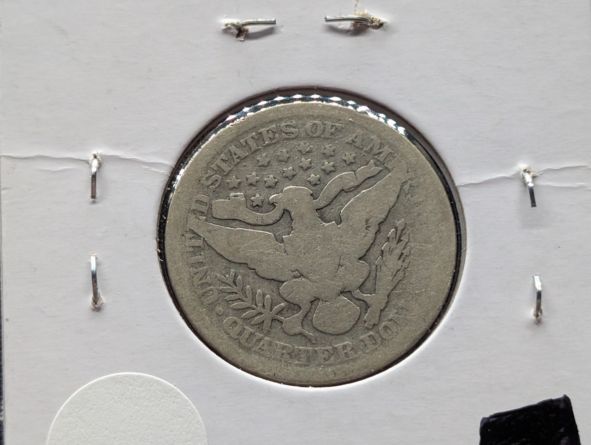 1896 Barber 90% Silver Quarter