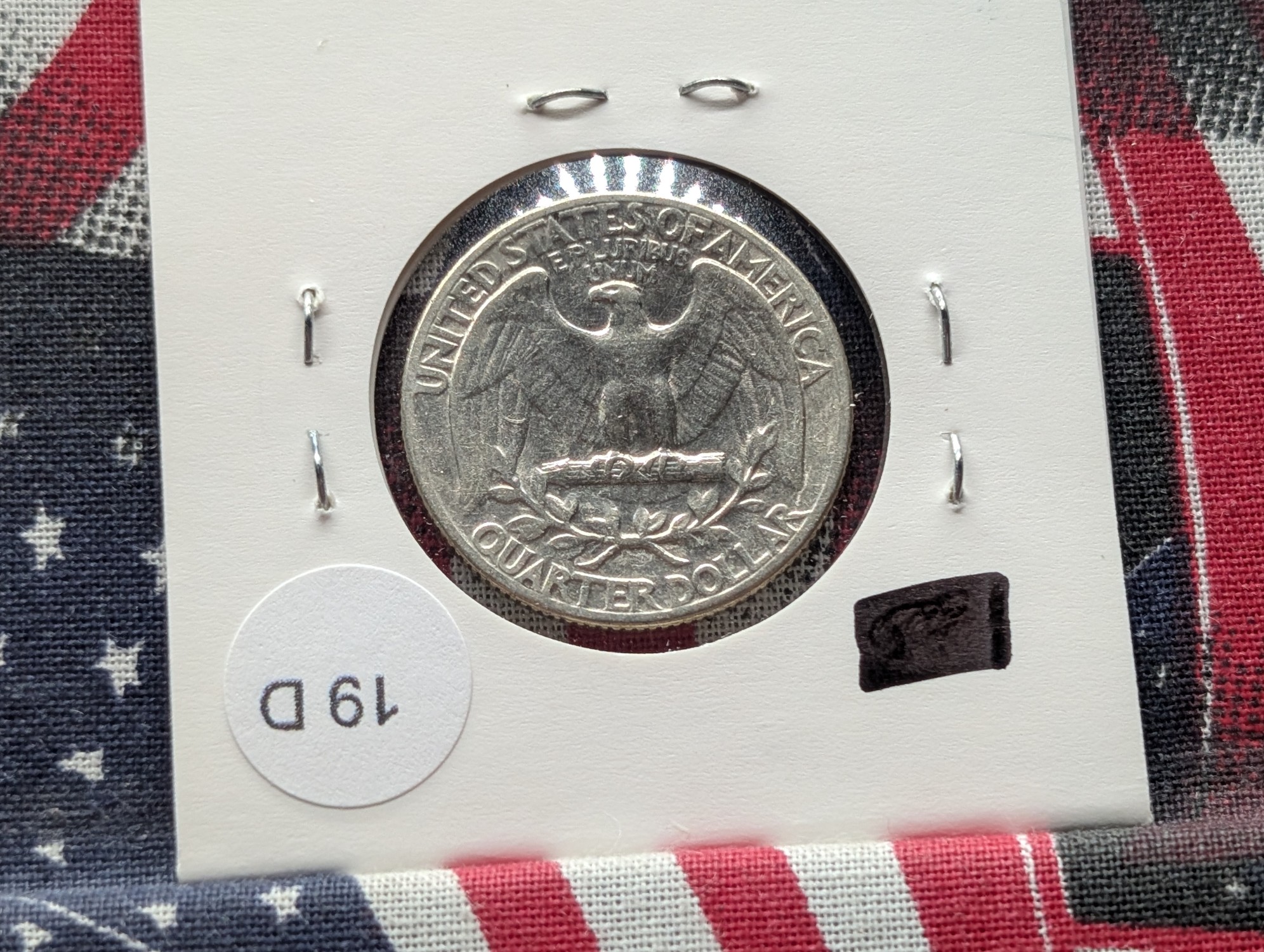 1944 Washington 90% Silver Quarter - WWII Era!