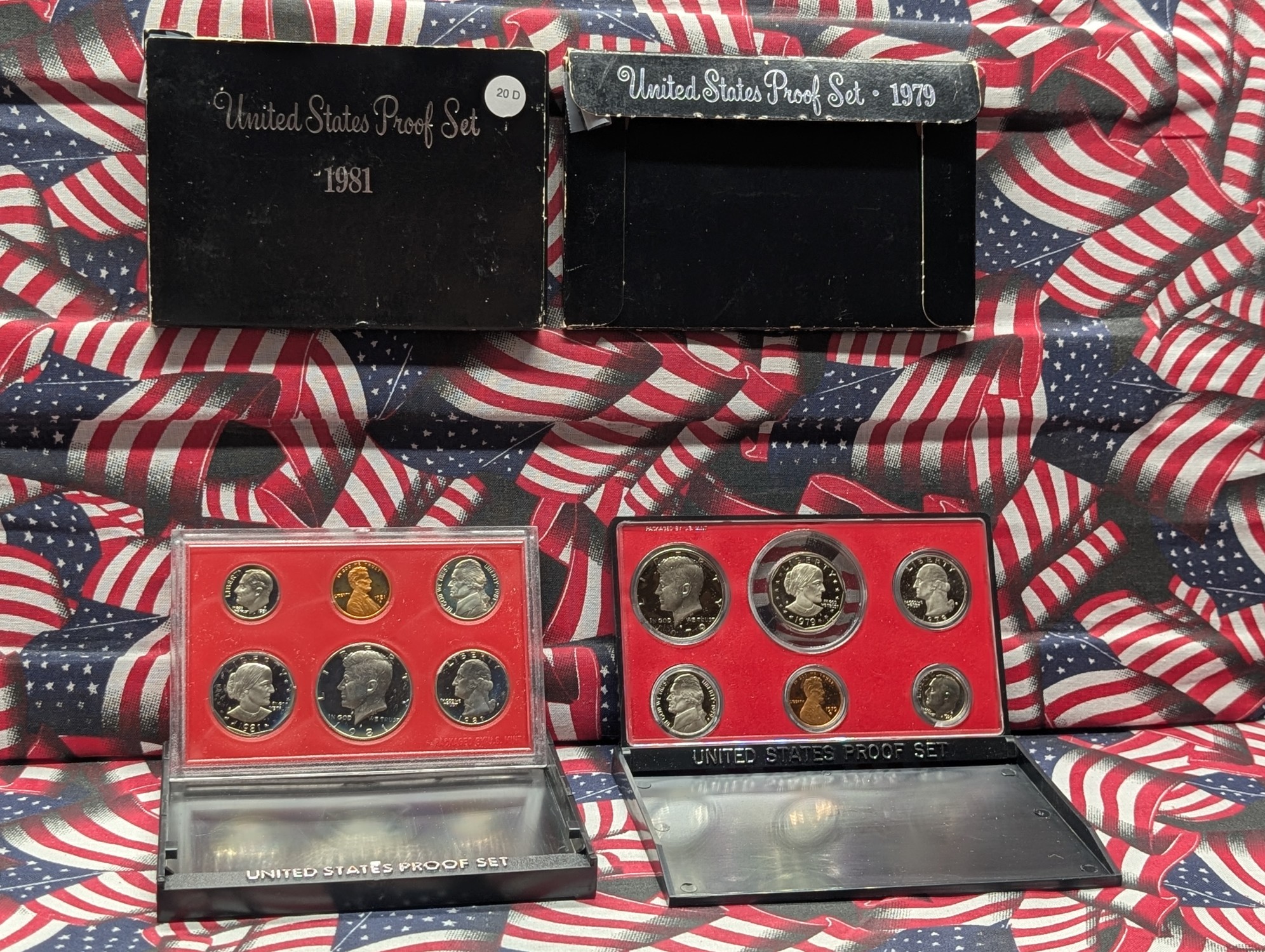 1979-S & 1981-S U.S. Mint Proof Sets in OGP