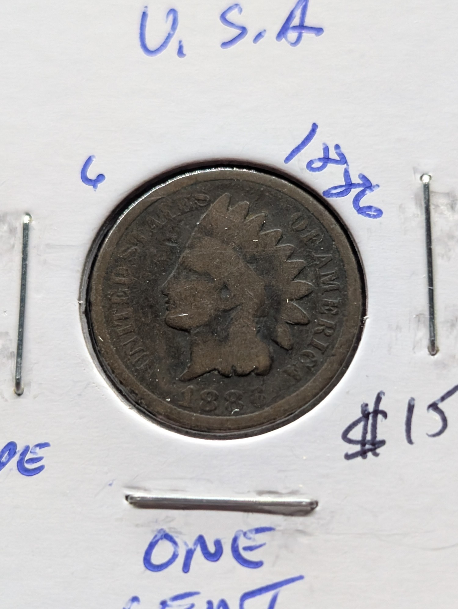 1886 Type I & Type II Indian Head Cents