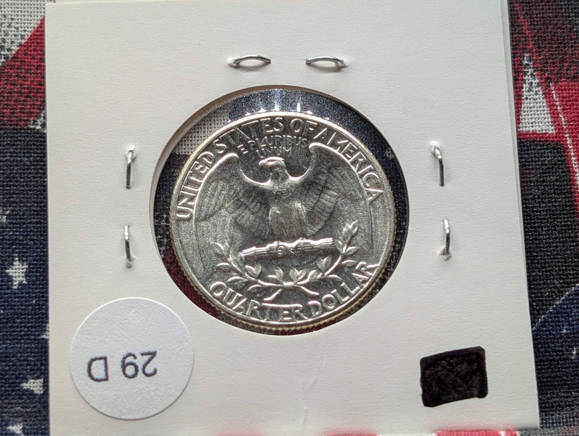 1963 Washington 90% Silver Quarter