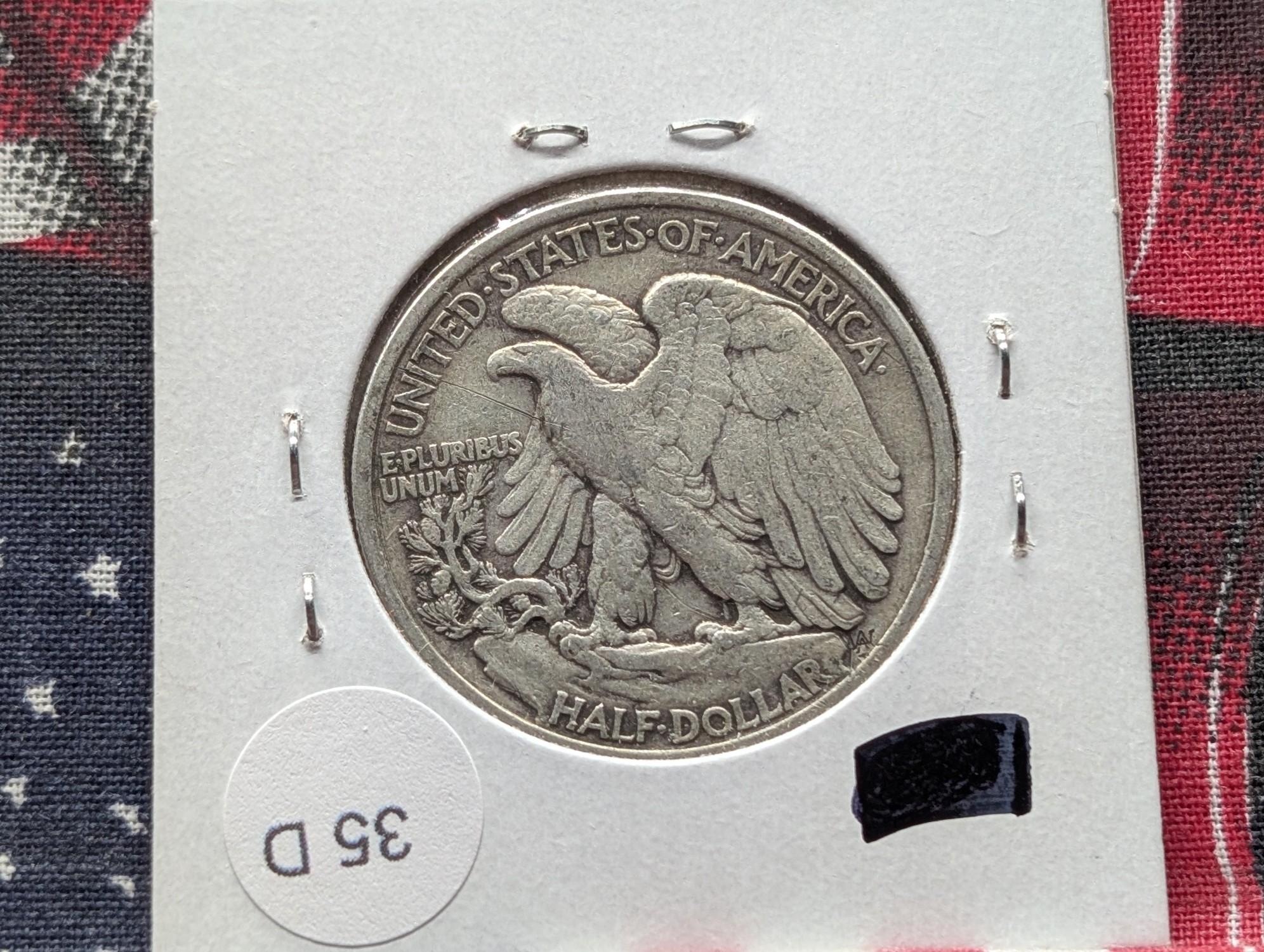 1917 Walking Liberty 90% Silver Half Dollar