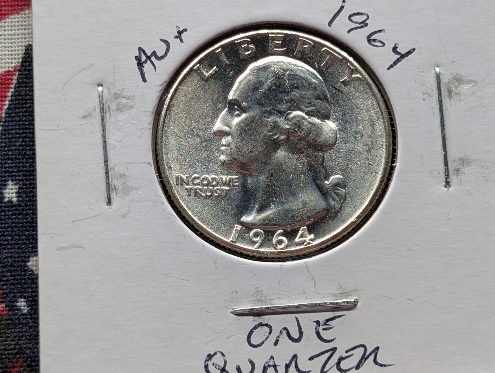 1964 Washington 90% Silver Quarter