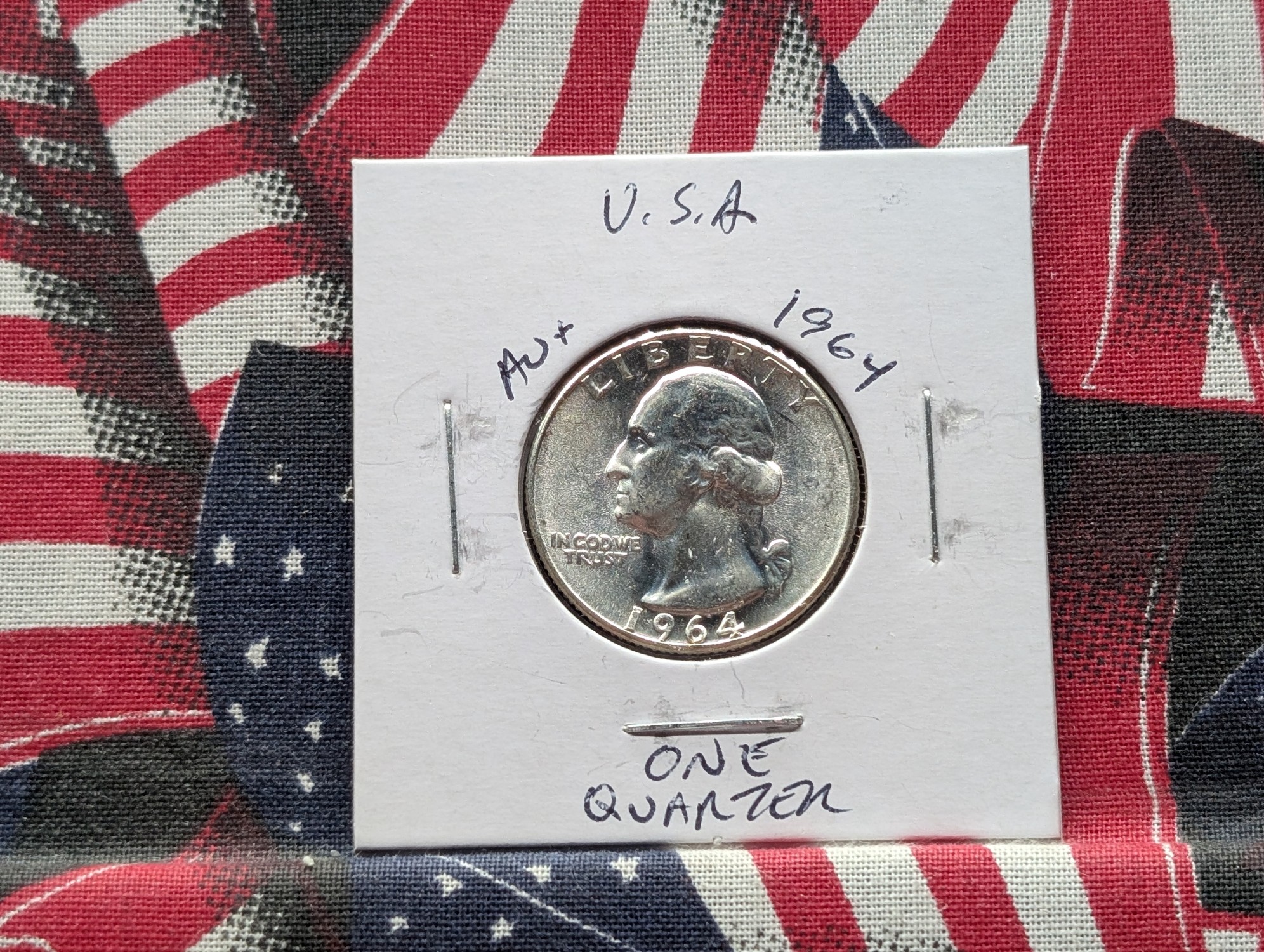 1964 Washington 90% Silver Quarter