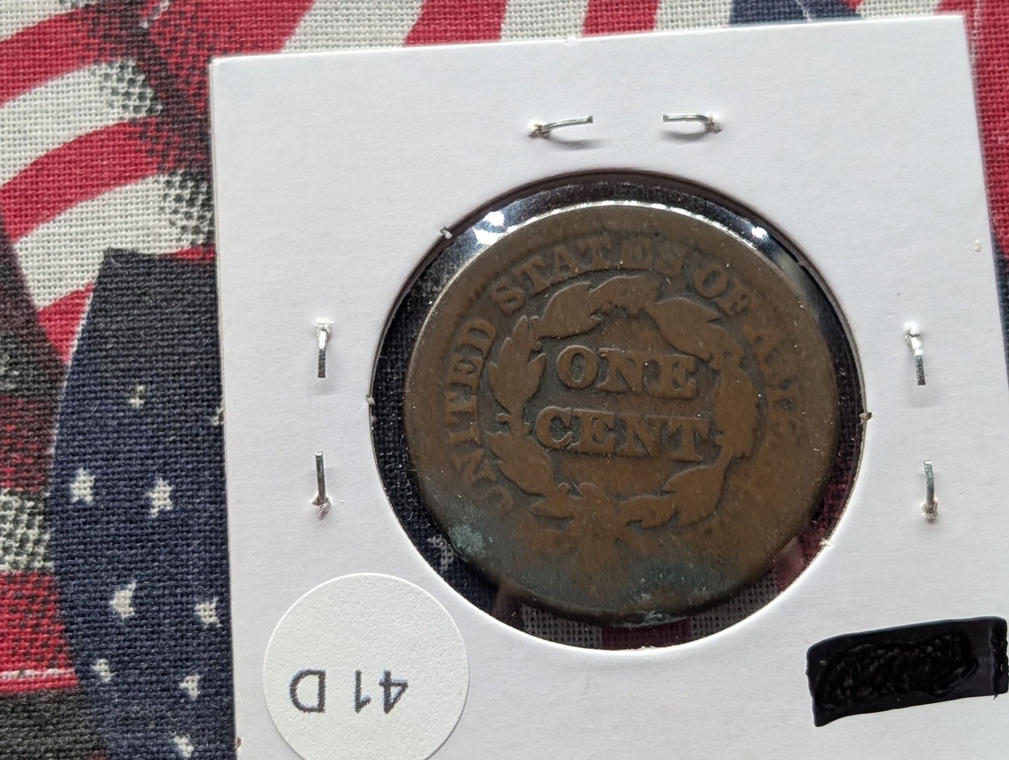 1852 Braided Hair Liberty Head Large Cent - 174 Years Old!