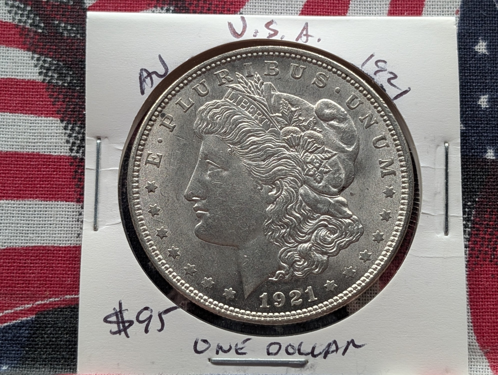 1921 Morgan 90% Silver Dollar