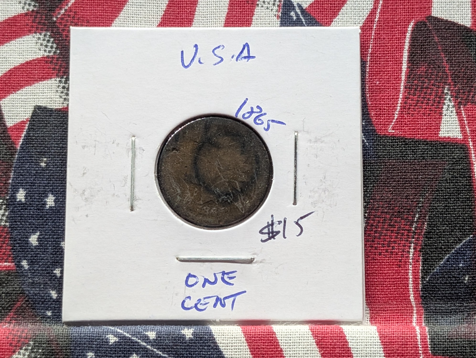 1865 Bronze Indian Head Cent - Civil War Era!