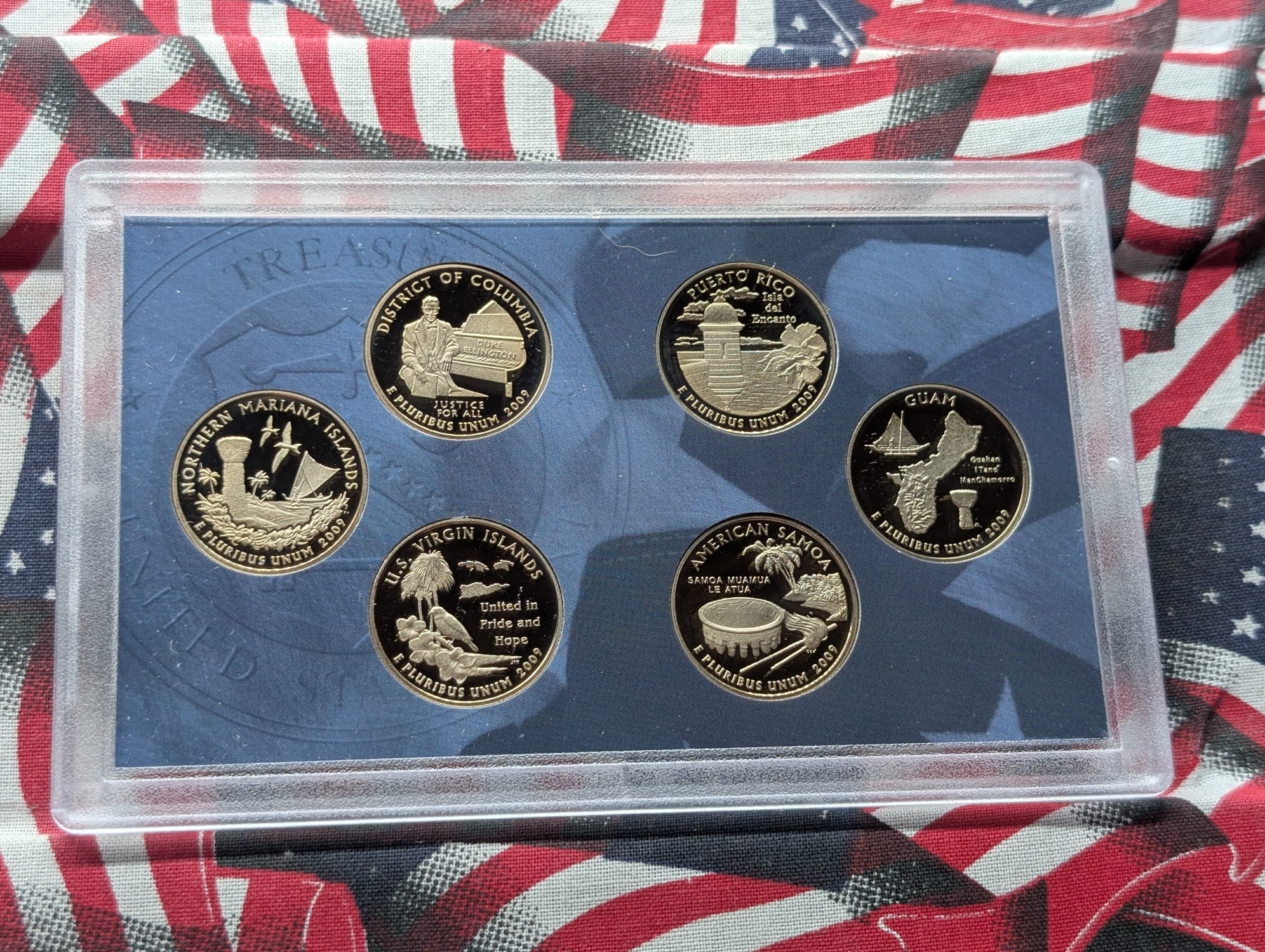 2009-S United States Mint Proof Set with Territorial Quarters, Presidential Dollars and Bicentennial Lincoln Cents in OGP w/ COA