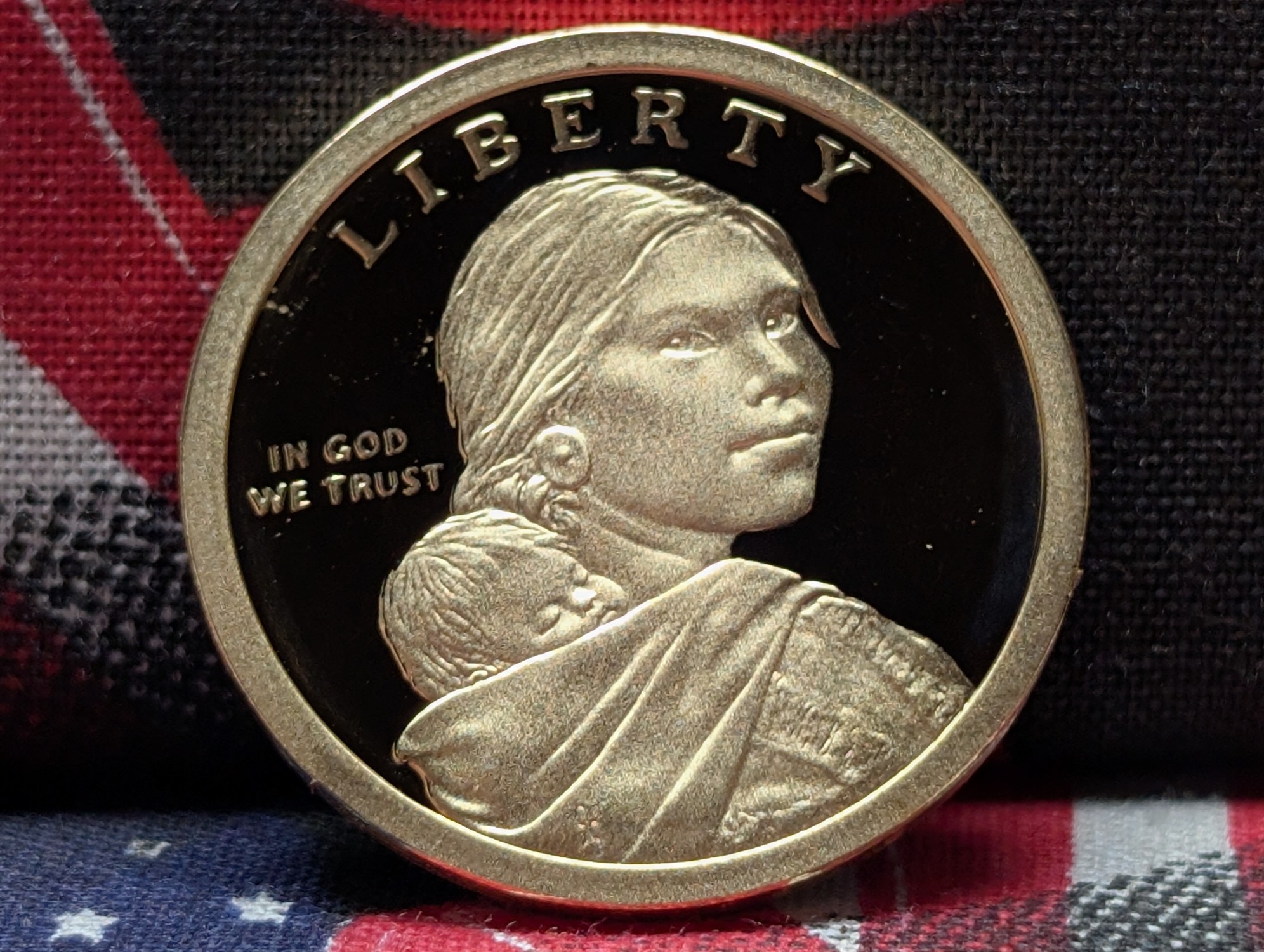 2026-S Sacagawea Polly Cooper Dollar From Silver Proof Set