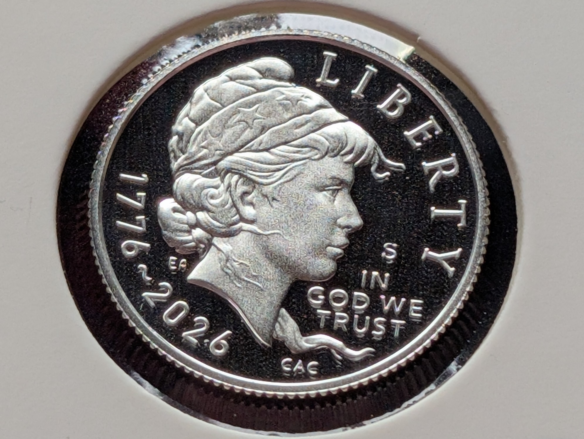 2026-S United States Semiquincentennial .999 Silver Proof Enduring Liberty Dime