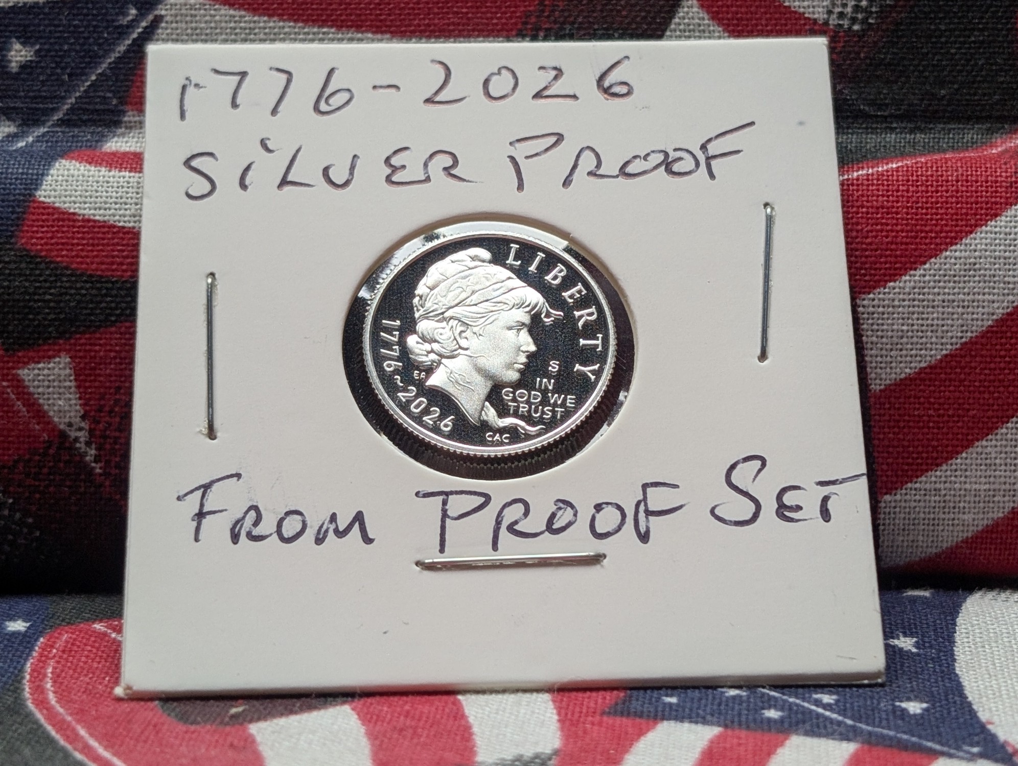 2026-S United States Semiquincentennial .999 Silver Proof Enduring Liberty Dime