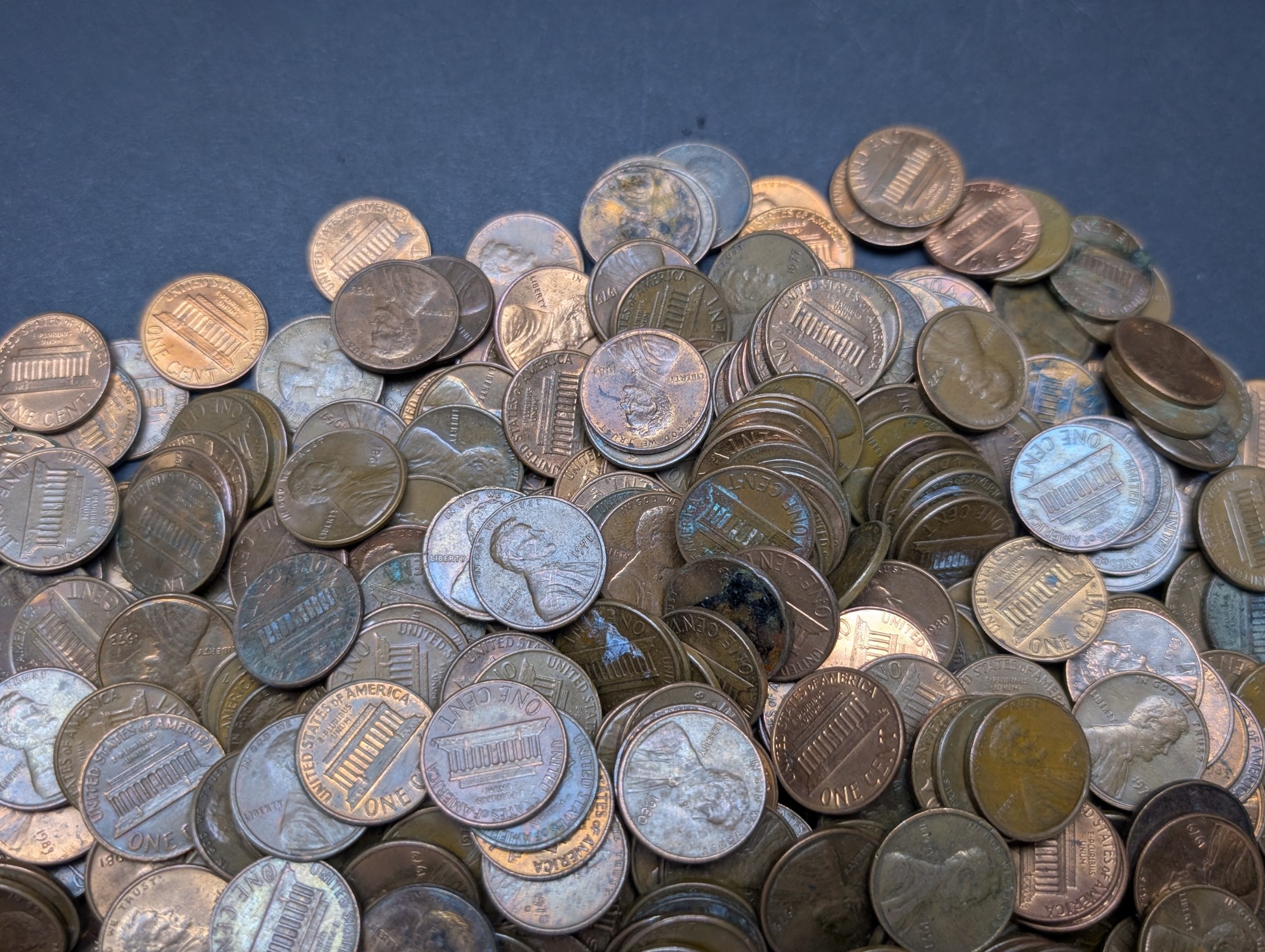 (1,000) Assorted Copper Lincoln Cents