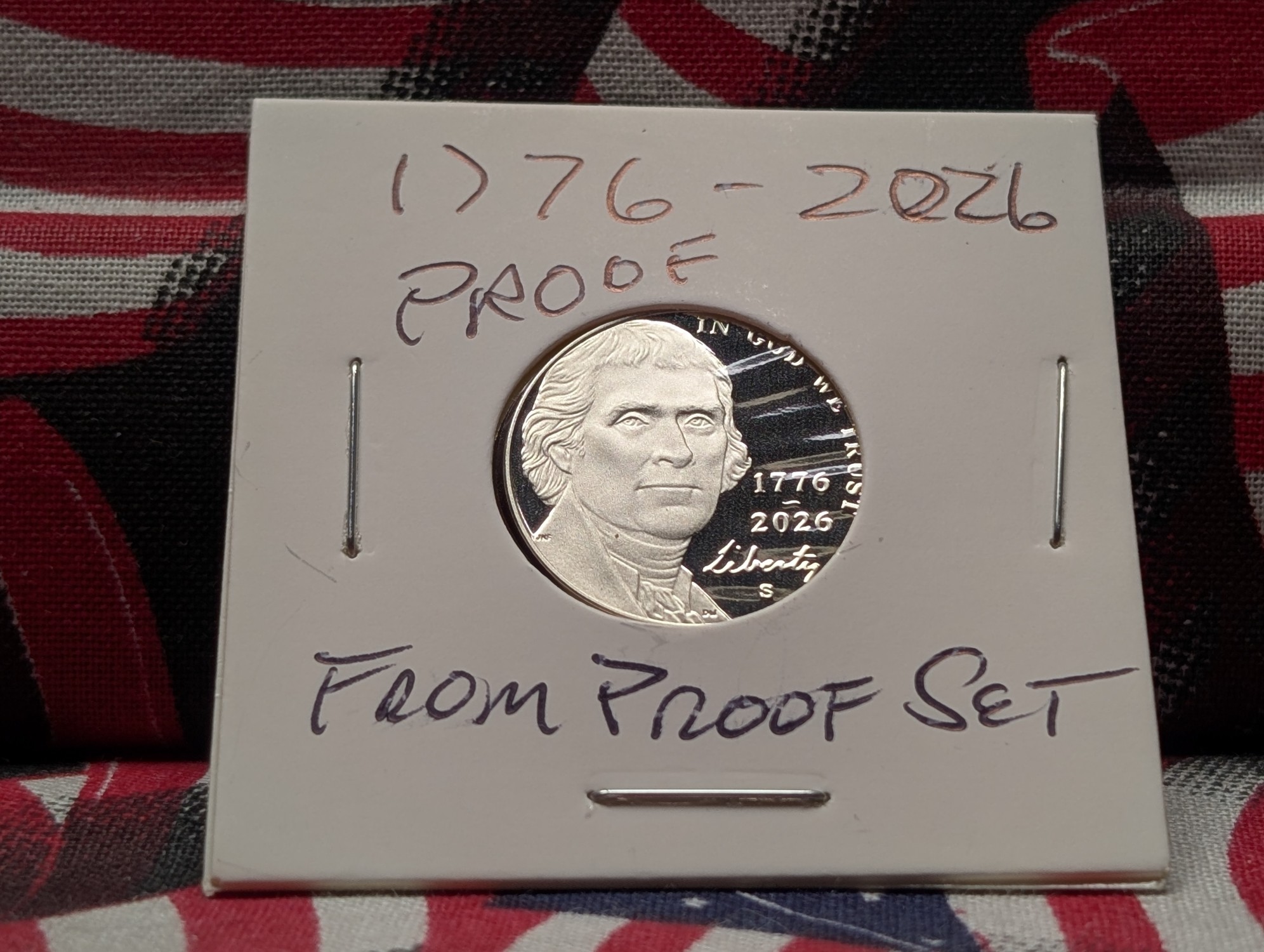 2026-S United States Semiquincentennial Proof Jefferson Nickel From Silver Proof Set