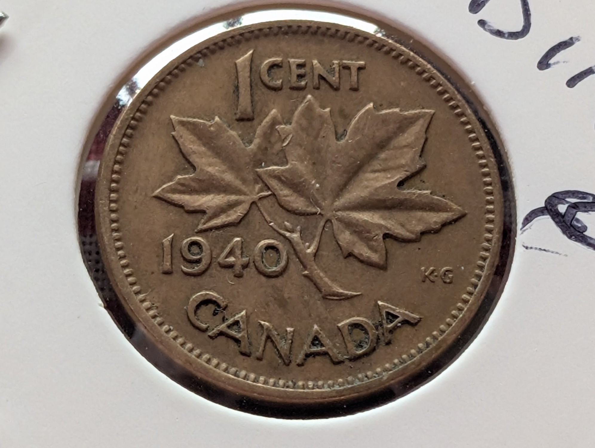 1940 Canadian Cent