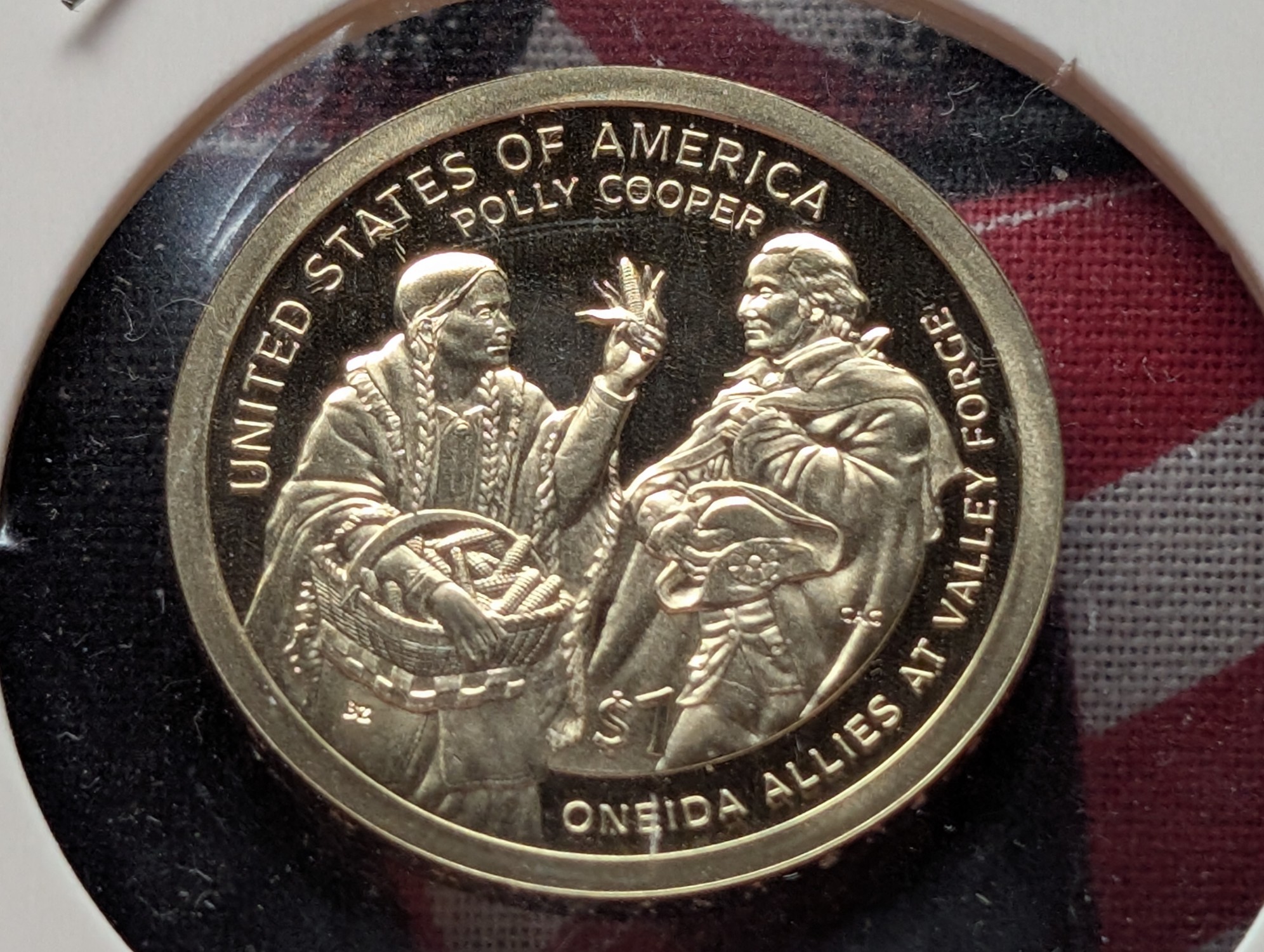 2026-S Sacagawea Polly Cooper Dollar From Silver Proof Set